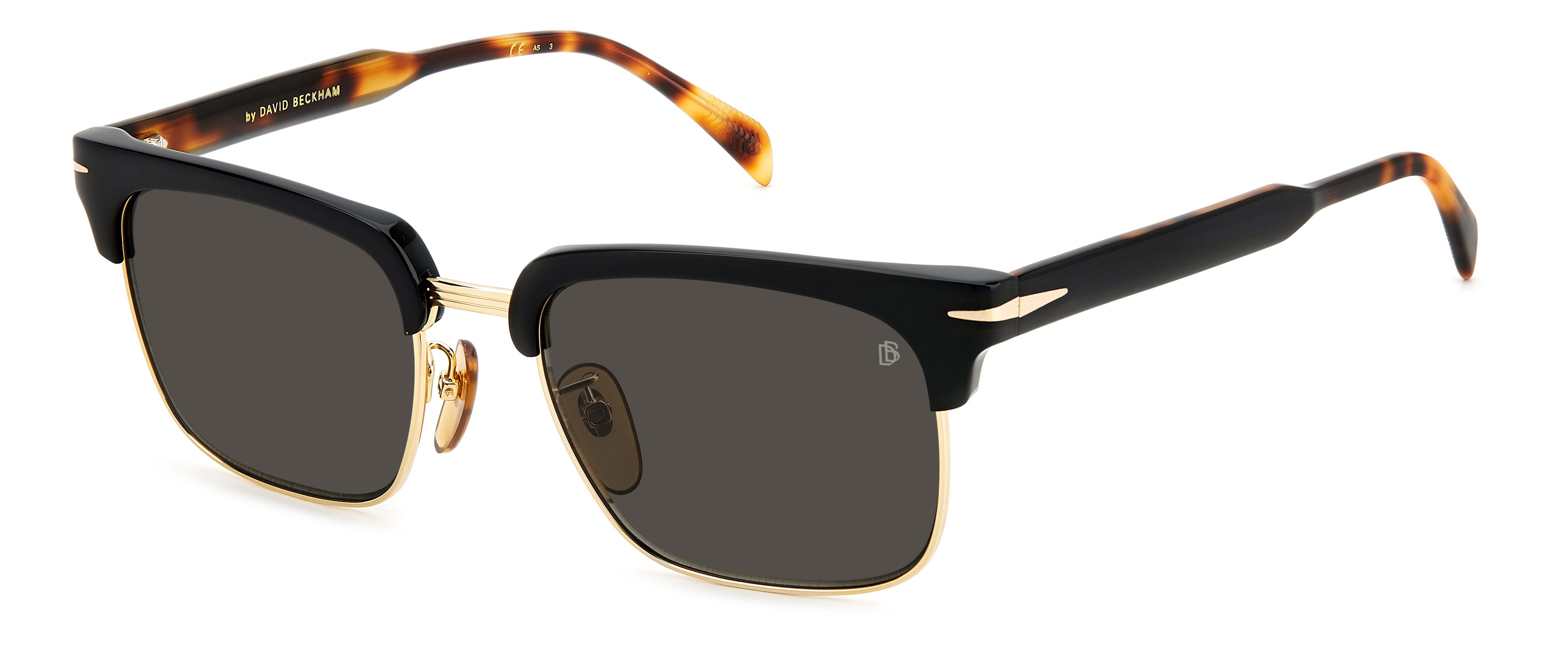 David Beckham DB1119/G/S Sunglasses - Polarized Aviator Style for Men - Perfect for Driving, Travel & Outdoor Activities