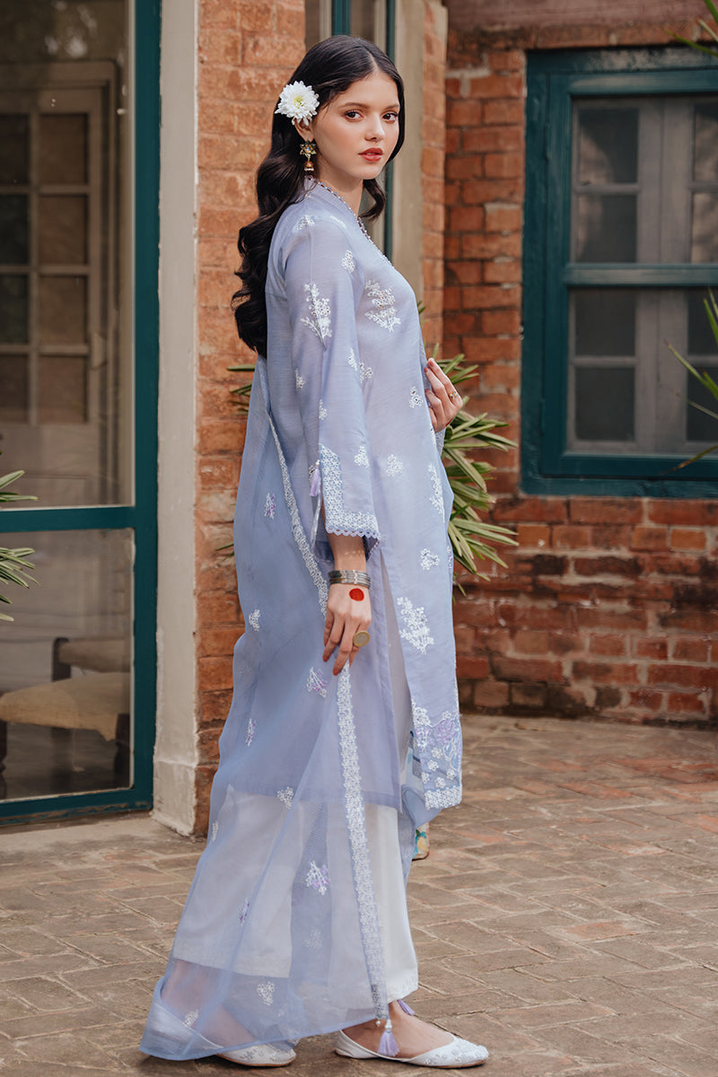ASHLEY BLUE 2PC (SHIRT & DUPATTA) - Stylish Indian Ethnic Wear Set for Women | Perfect for Weddings, Festivals & Special Occasions
