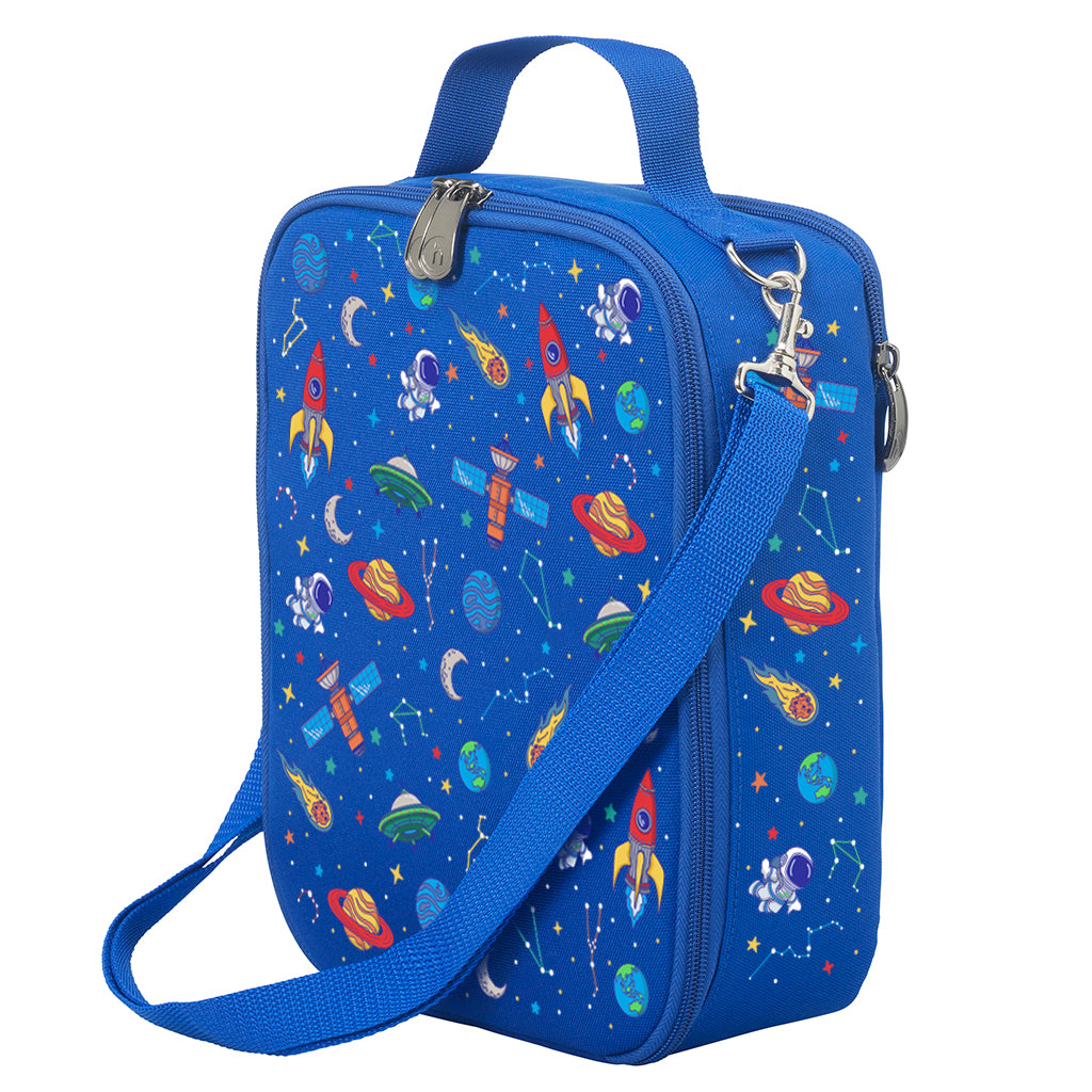 Galaxy Boy Large Insulated Lunch Bag for School, Work & Picnics - Durable Reusable Cooler Lunch Box for Men & Women - Perfect for Office, Travel & Outdoor Activities