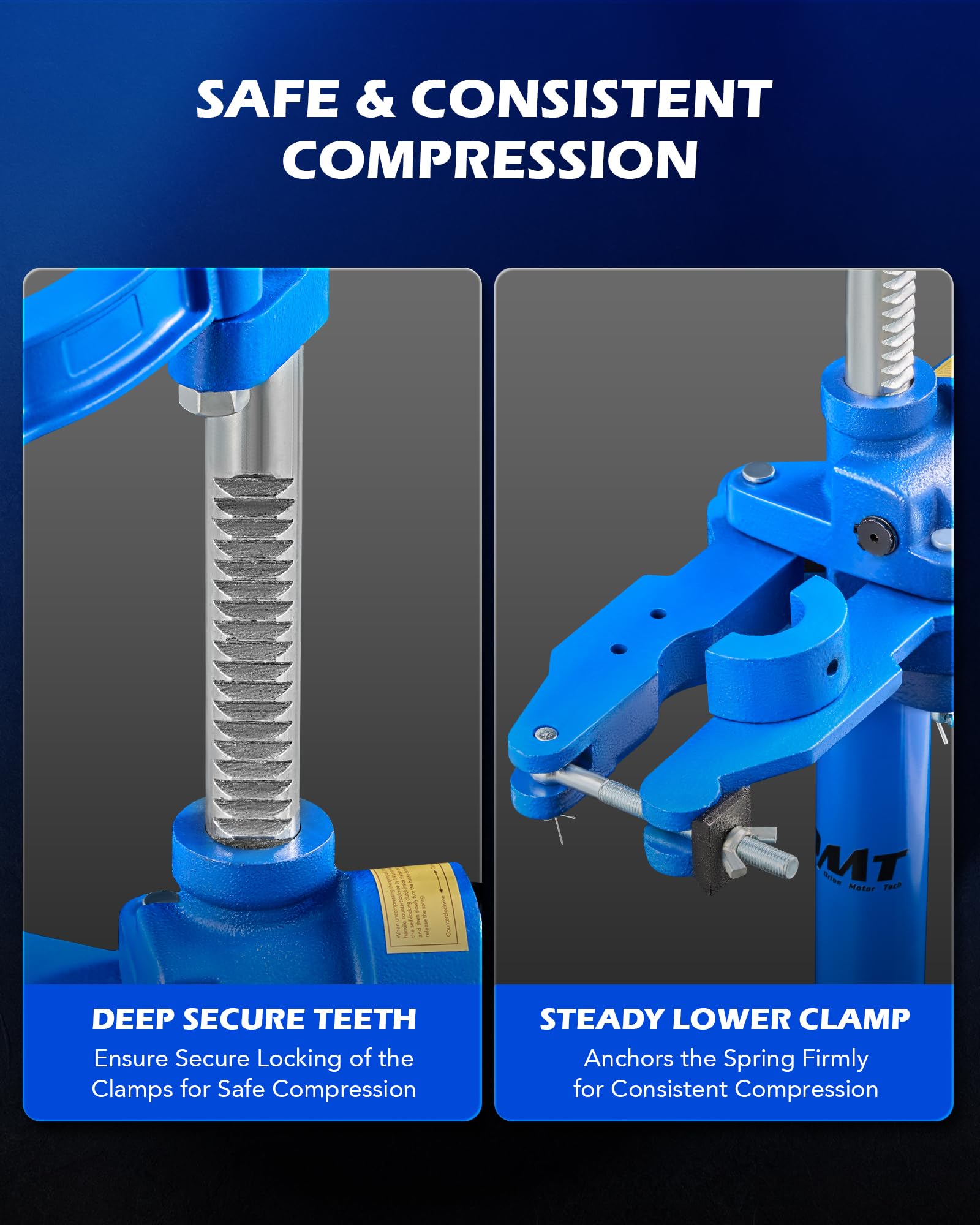 Orion Motor Tech Heavy Duty Strut Spring Compressor Tool - 2200 lb Capacity for 7.9