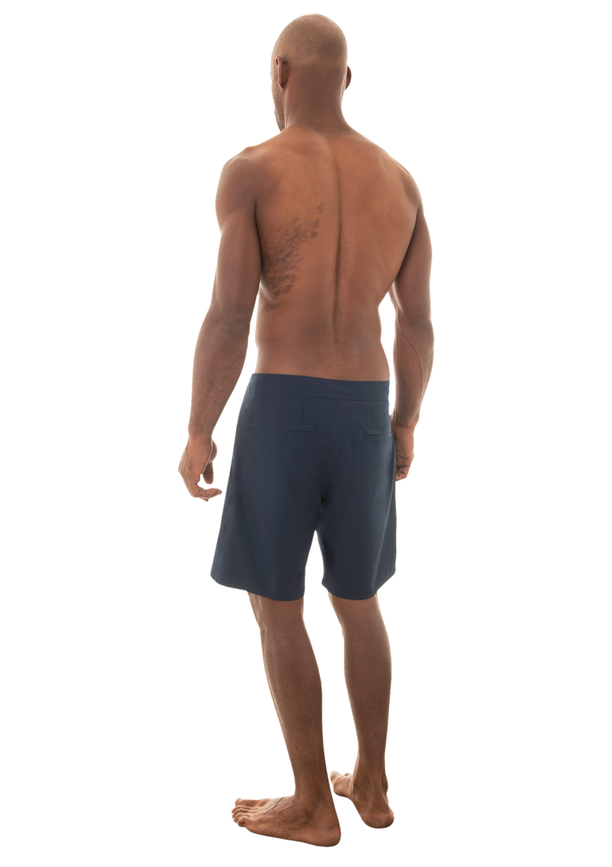 Premium Navy Blue Men's Swim Trunks - Quick Dry, Comfortable & Stylish Boardshorts for Swimming, Surfing & Beach Activities