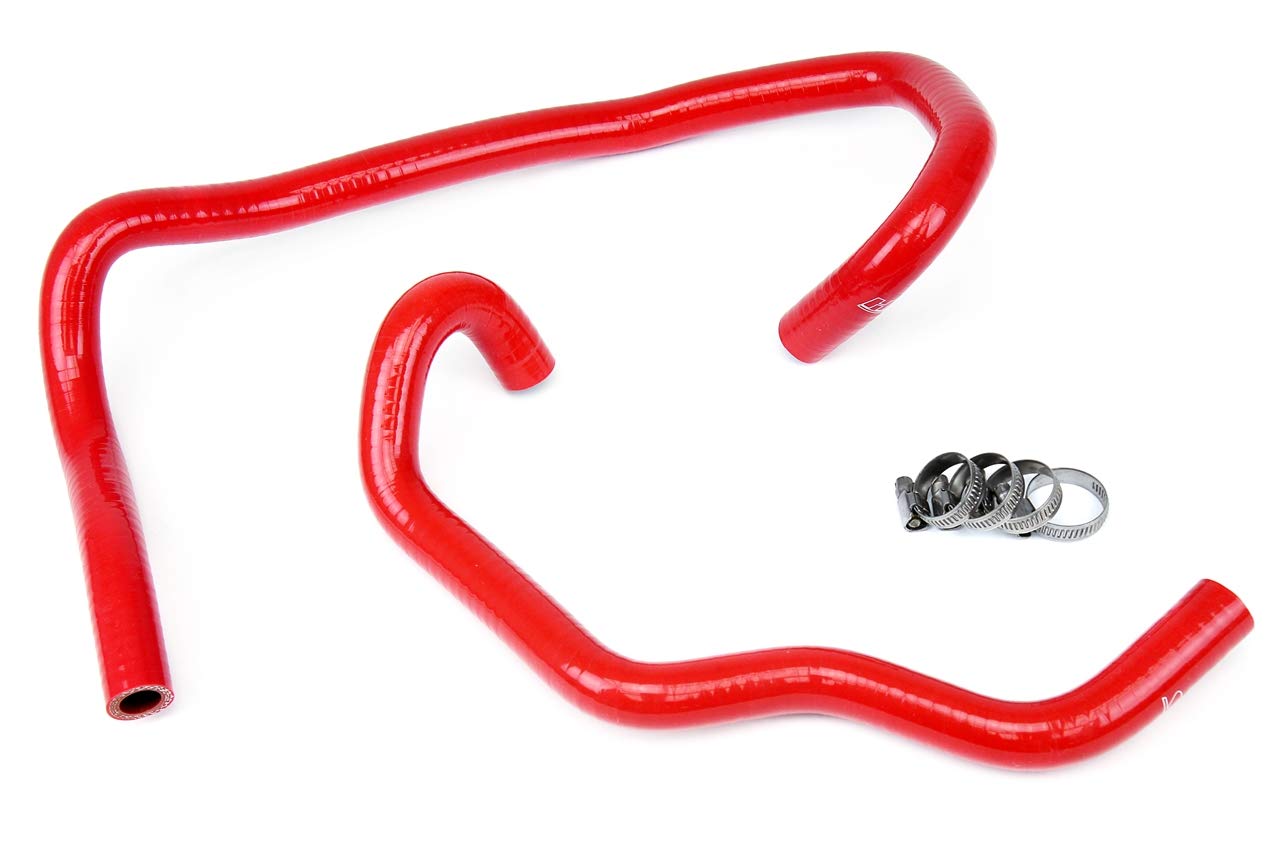 HPS 57-1469-RED High-Temperature Silicone Heater Hose Kit for Coolant System - Perfect for Automotive, Marine & Industrial Applications