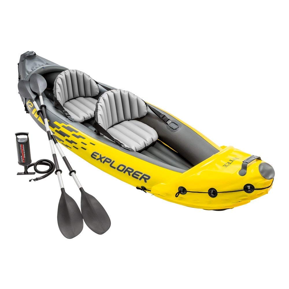 **Kayak Explorer K2 – Premium Inflatable Kayak for Adults – Lightweight & Portable for Lakes, Rivers & Ocean – Perfect for Fishing, Camping & Adventure**