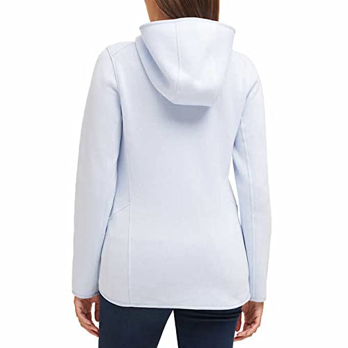 Andrew Marc Women's Fleece Jacket - Soft Warm Winter Coat, Blue, Size Large - Perfect for Outdoor Activities & Casual Wear