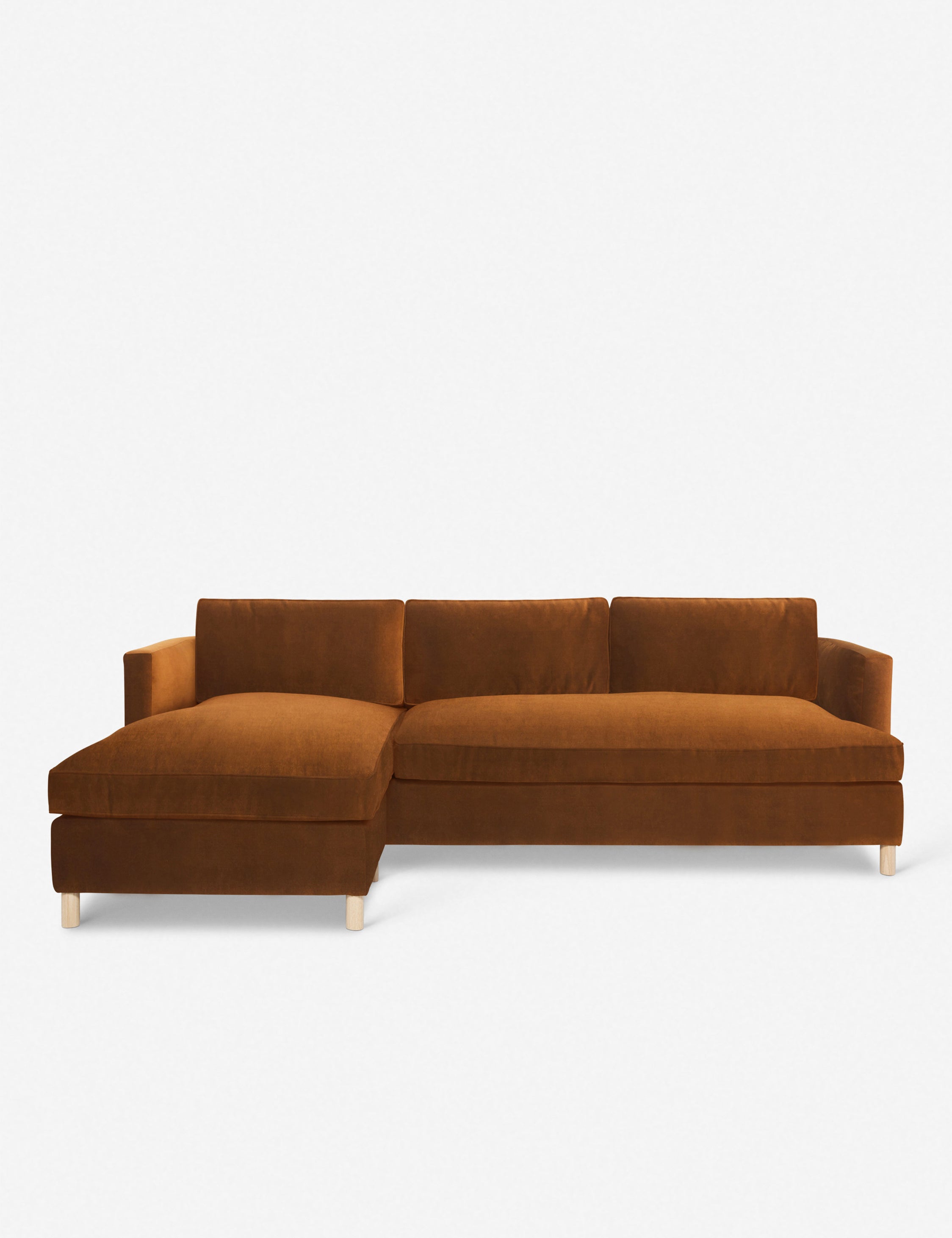 Belton Sectional Sofa by Ginny Macdonald - Modern L-Shaped Couch for Living Room, Family Room & Lounge | Comfortable Fabric Upholstery