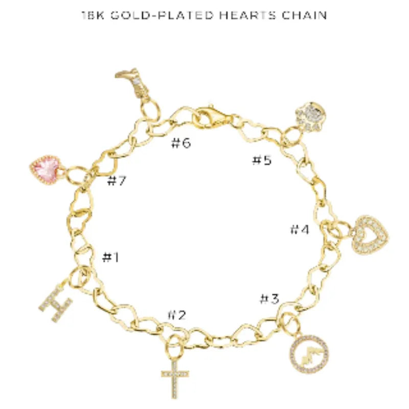 Elegant Charm Bracelet with Assorted Charms | Fashion Jewelry for Women | Perfect for Gifts, Parties & Everyday Wear