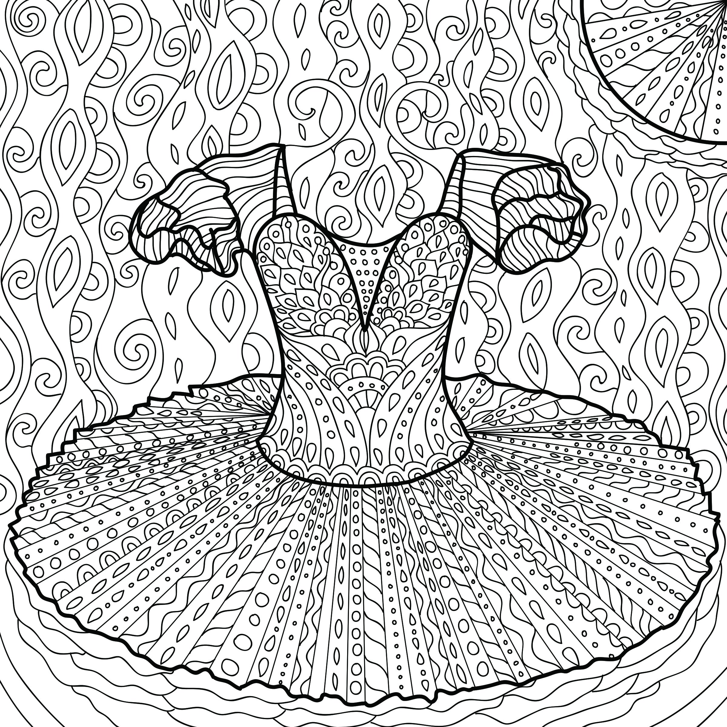 Abundance: A Coloring Book for Dancers of All Ages - Relaxing Art Therapy for Ballet, Jazz & Contemporary Dance Enthusiasts