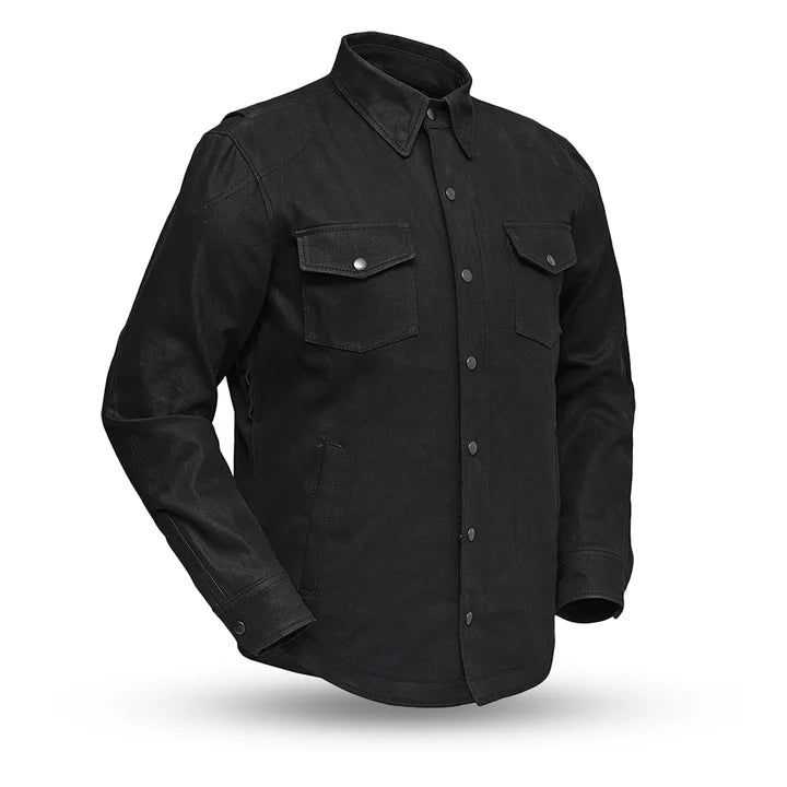 Equalizer Men's Denim Shirt - Classic Fit Casual Button Down Long Sleeve Shirt for Everyday Wear | Perfect for Work, Outdoor Activities & Street Style Fashion