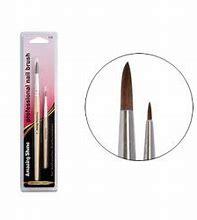AMAZING SHINE Round Nail Brush for Professional Manicure & Pedicure - Perfect for Home Salon, Nail Art, and DIY Nail Care