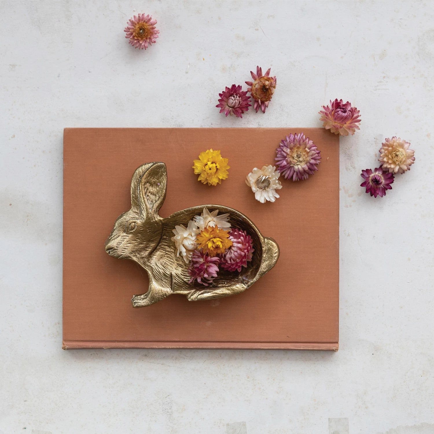 24K Gold Plated Rabbit Dish - Elegant Decorative Bowl for Home Decor, Gift Giving & Special Occasions
