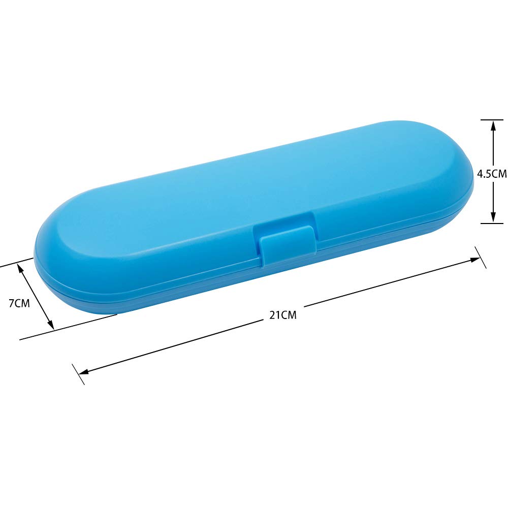 Waterproof Electric Toothbrush Travel Case for Fairywill/TEETHEORY/Seago/DNSLY - Compact & Durable Sonic Toothbrush Holder (Blue) - Perfect for Travel, Gym & Daily Storage