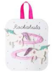 RKH Unicorn Glitter Hair Clips for Girls - Sparkly Hair Accessories for Kids, Party, School & Everyday Use