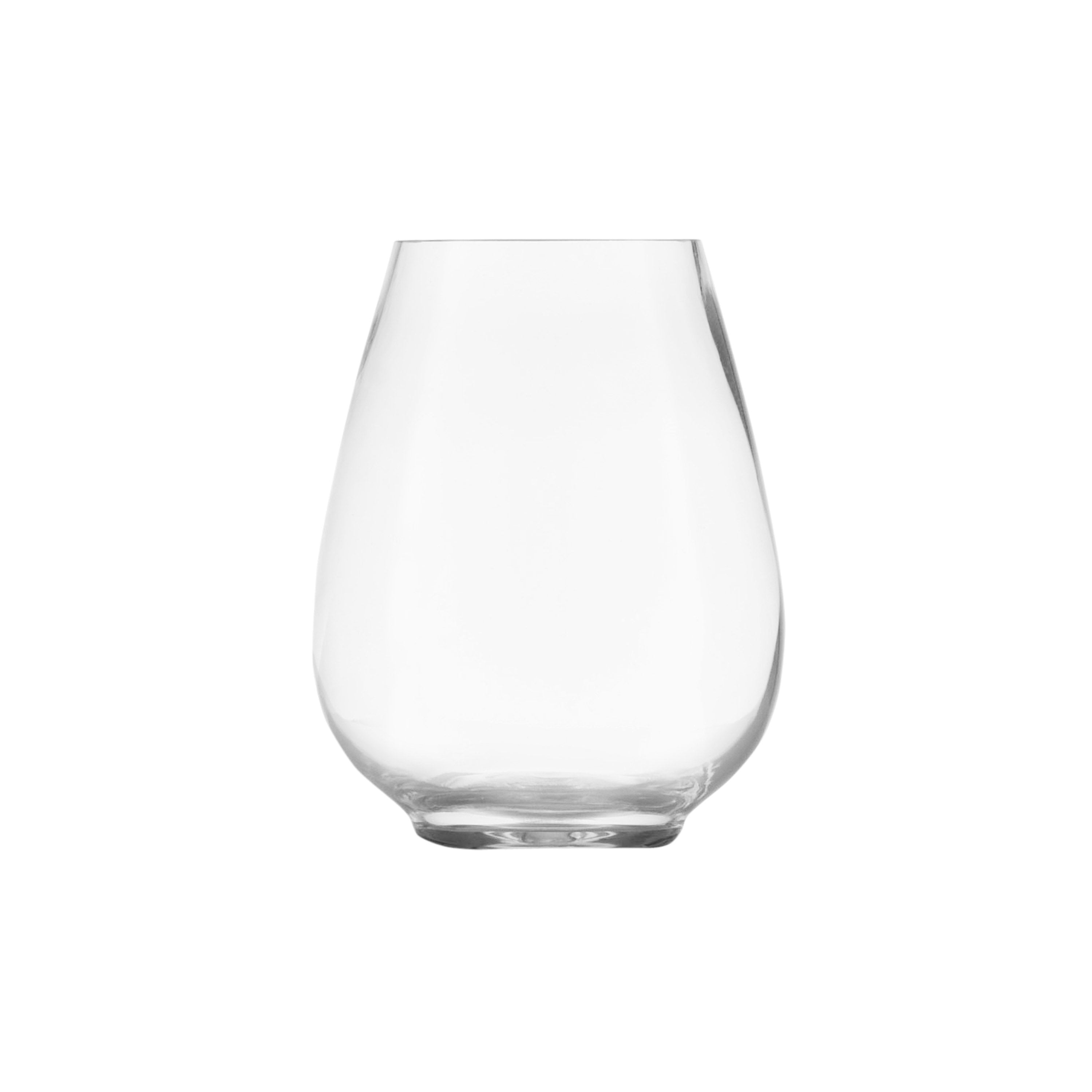 6 oz. Clear Plastic Stemless Wine Goblets - 8 Pack Shatterproof Cups for Outdoor Parties, Picnics, and BBQs