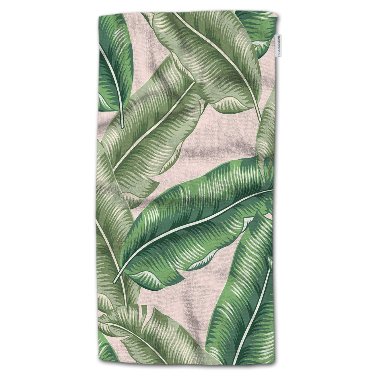 Premium Green Banana Palm Leaf Bath Towel - Soft Microfiber 64