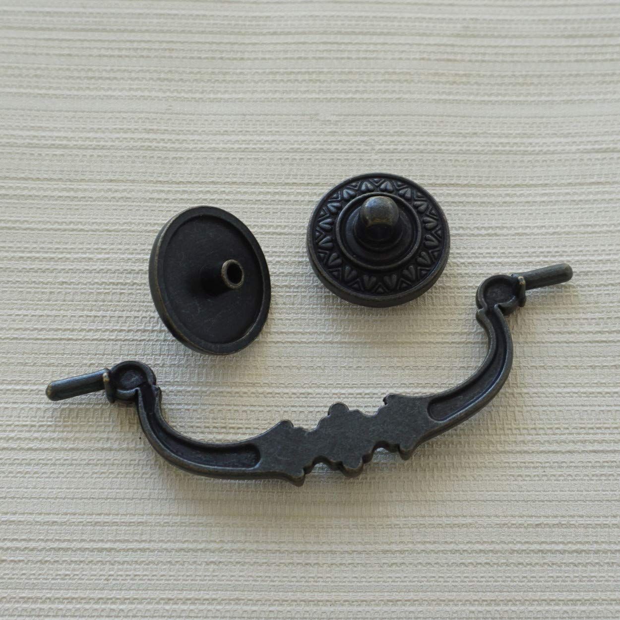 Vintage Bronze Drawer Pulls 3.5