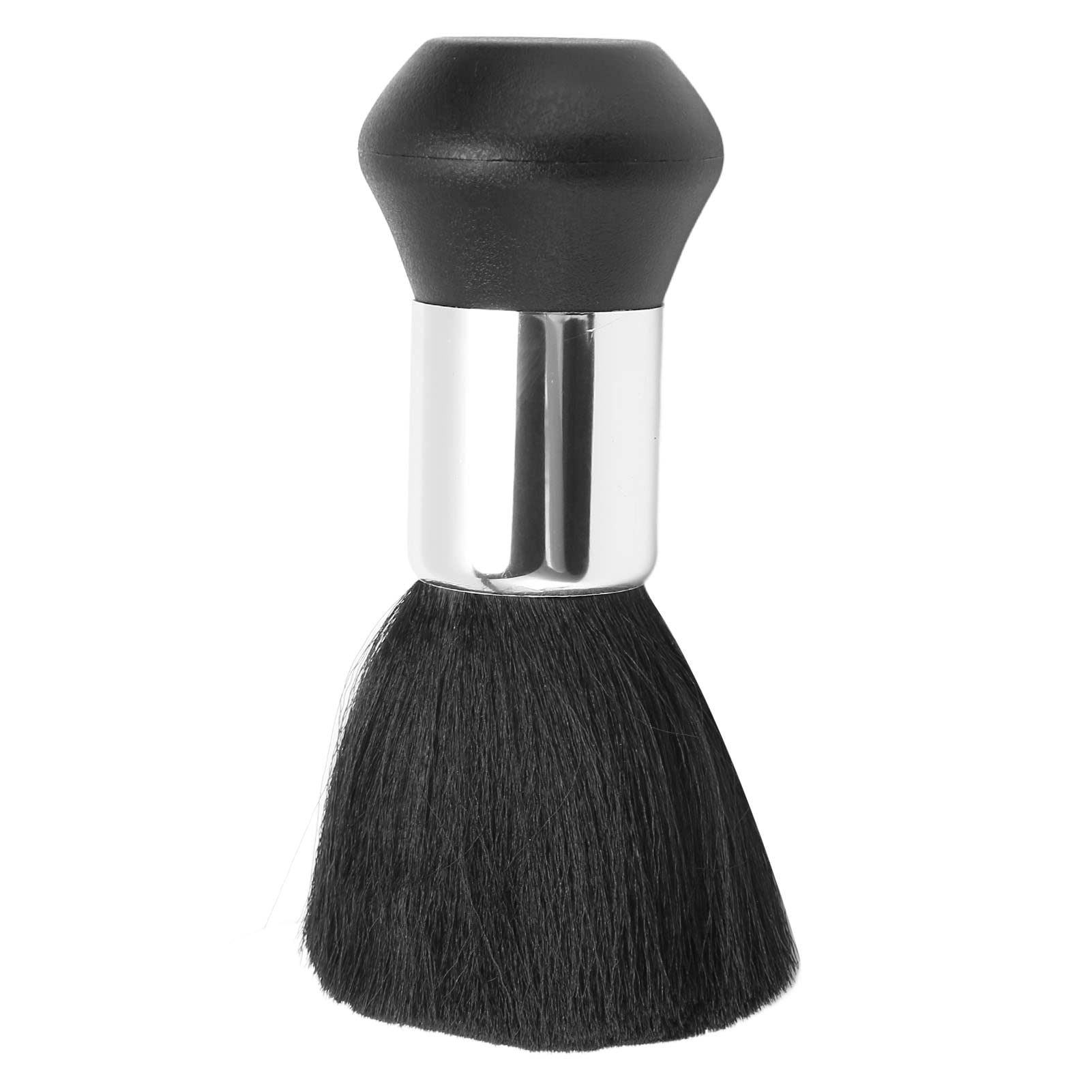 Professional Salon Neck Brush - Soft Nylon Hairdresser Brush for Face & Neck Cleaning | Black Barber Haircut Duster | Perfect for Salon Haircuts, Beard Trimming & Personal Grooming