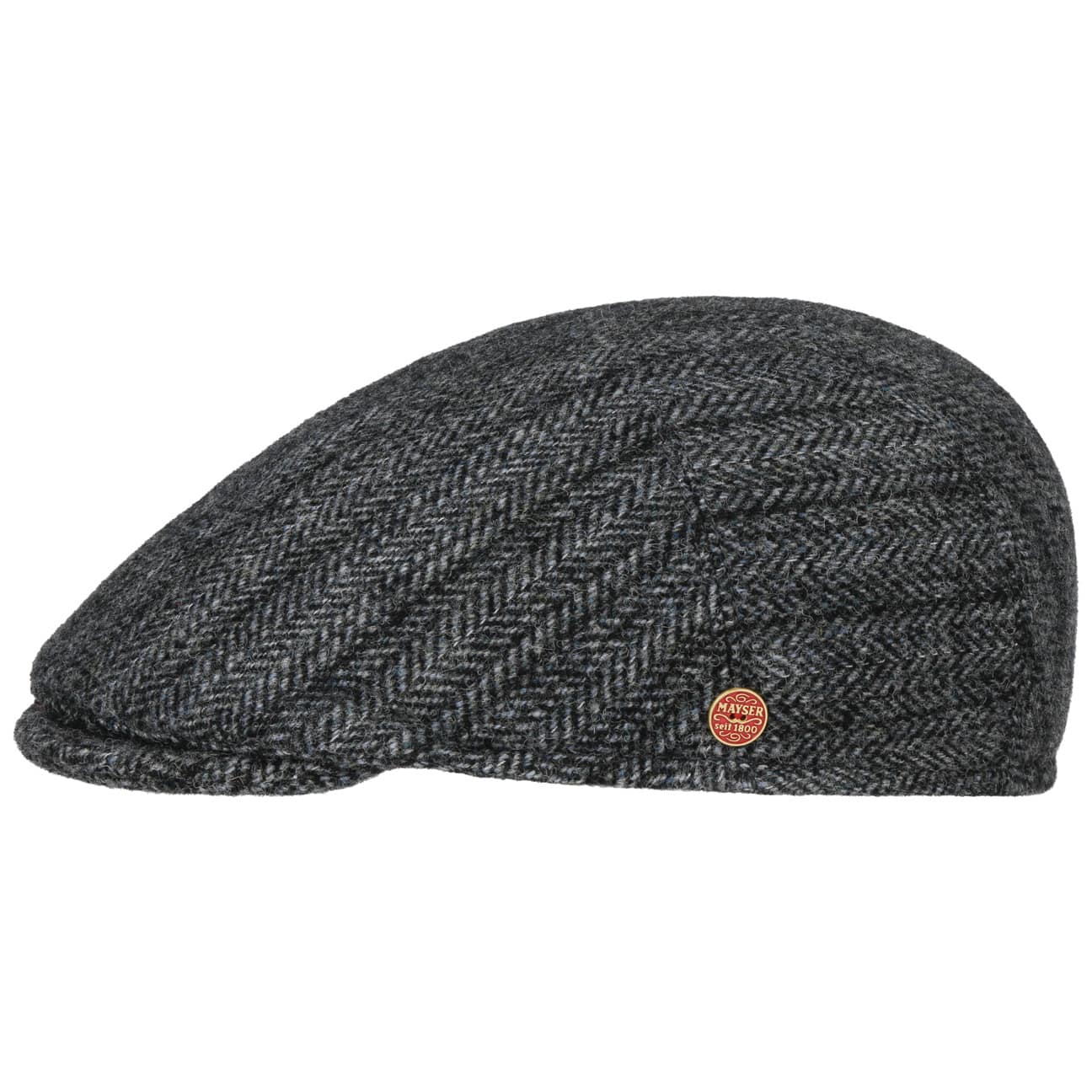 Premium Sidney Wool Flat Cap with Ear Flaps by Mayser - Warm Winter Hat for Men & Women - Perfect for Outdoor Activities, Hiking, and Cold Weather Fashion