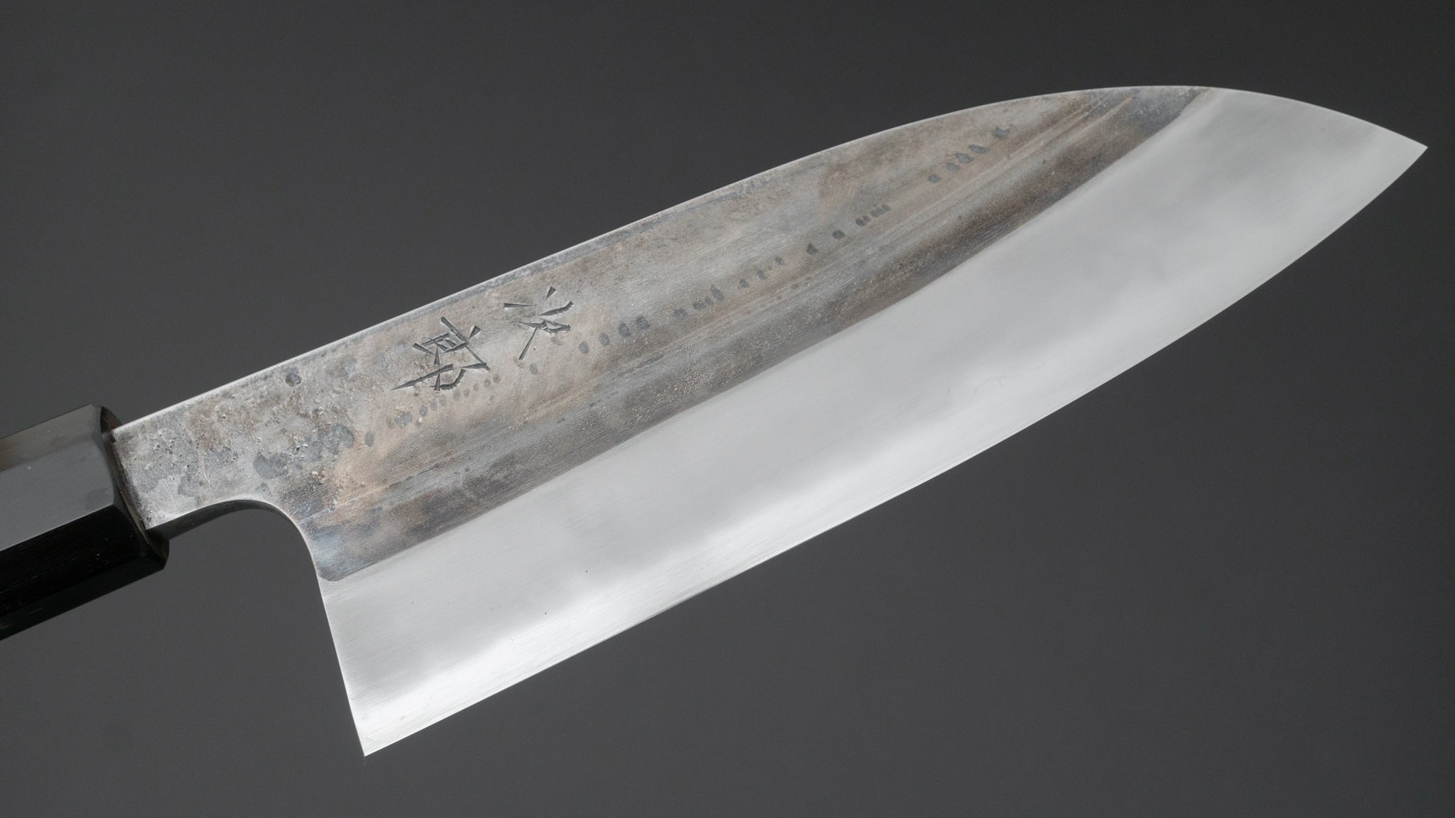 Premium Jiro Tsuchime Wa Santoku 165mm Japanese Chef Knife with Taihei Tagayasan Handle - Perfect for Slicing, Dicing & Chopping Vegetables, Meat & Fish in Professional Kitchens & Home Cooking