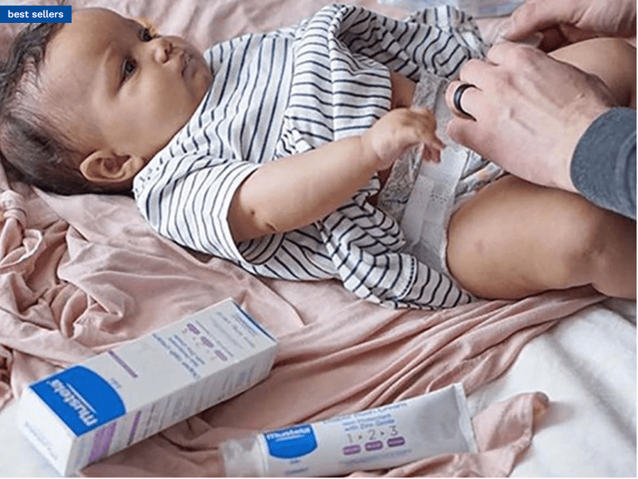 Mustela Vitamin Barrier Diaper Rash Cream for Babies - 3.8 oz | Hypoallergenic & Fragrance-Free | Protects & Soothes Sensitive Skin | Perfect for Diaper Changes & Overnight Protection