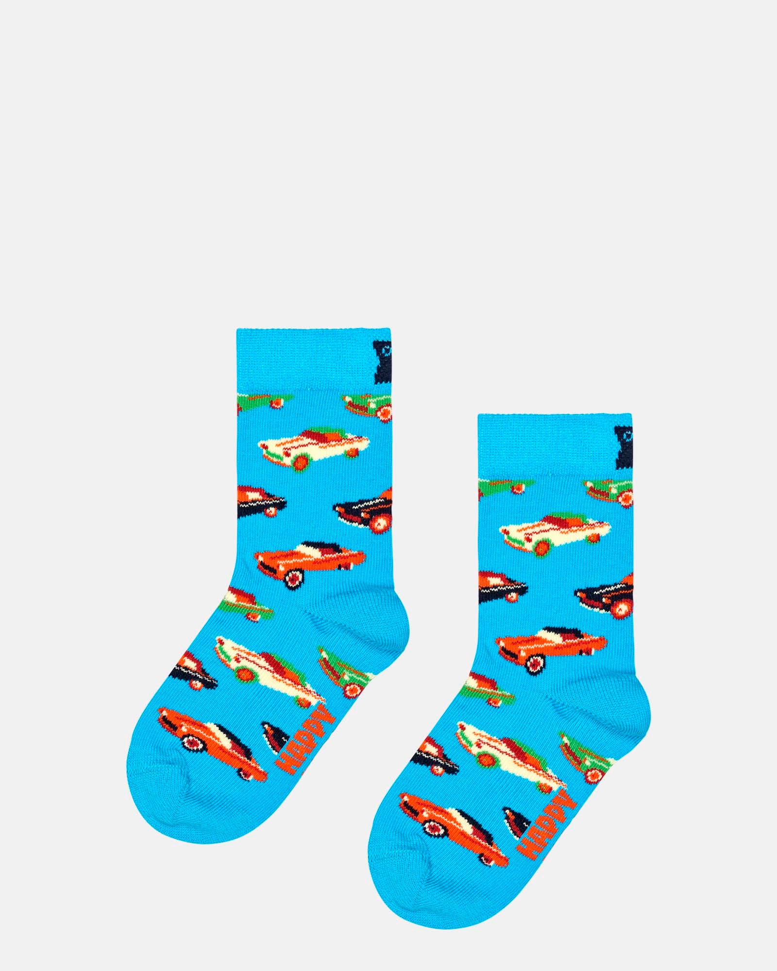 Turquoise Kids Car Socks - Non-Slip Toddler Socks for Boys & Girls - Soft Cotton Ankle Socks for Infants - Perfect for Car Seats, Strollers, and Playtime