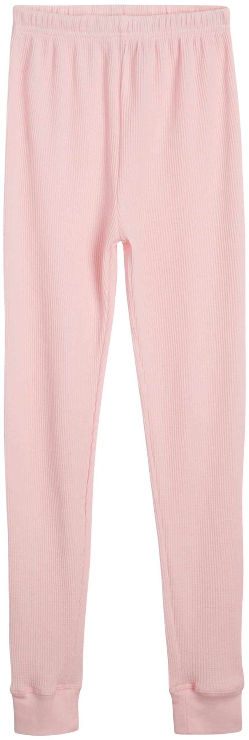 Rene Rofe Girls' Thermal Underwear Set - 4 Piece Waffle Knit Top & Long Johns (2T-16) | Warm Winter Base Layer for Kids | Perfect for Snow Play, Skiing & Cold Weather Activities