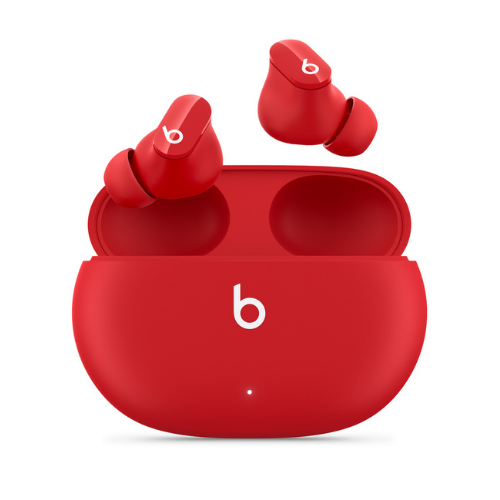 Beats Studio Buds True Wireless Earbuds with Active Noise Cancellation (ANC) - Red | Sweatproof Bluetooth Earphones for Workouts, Commuting & Travel