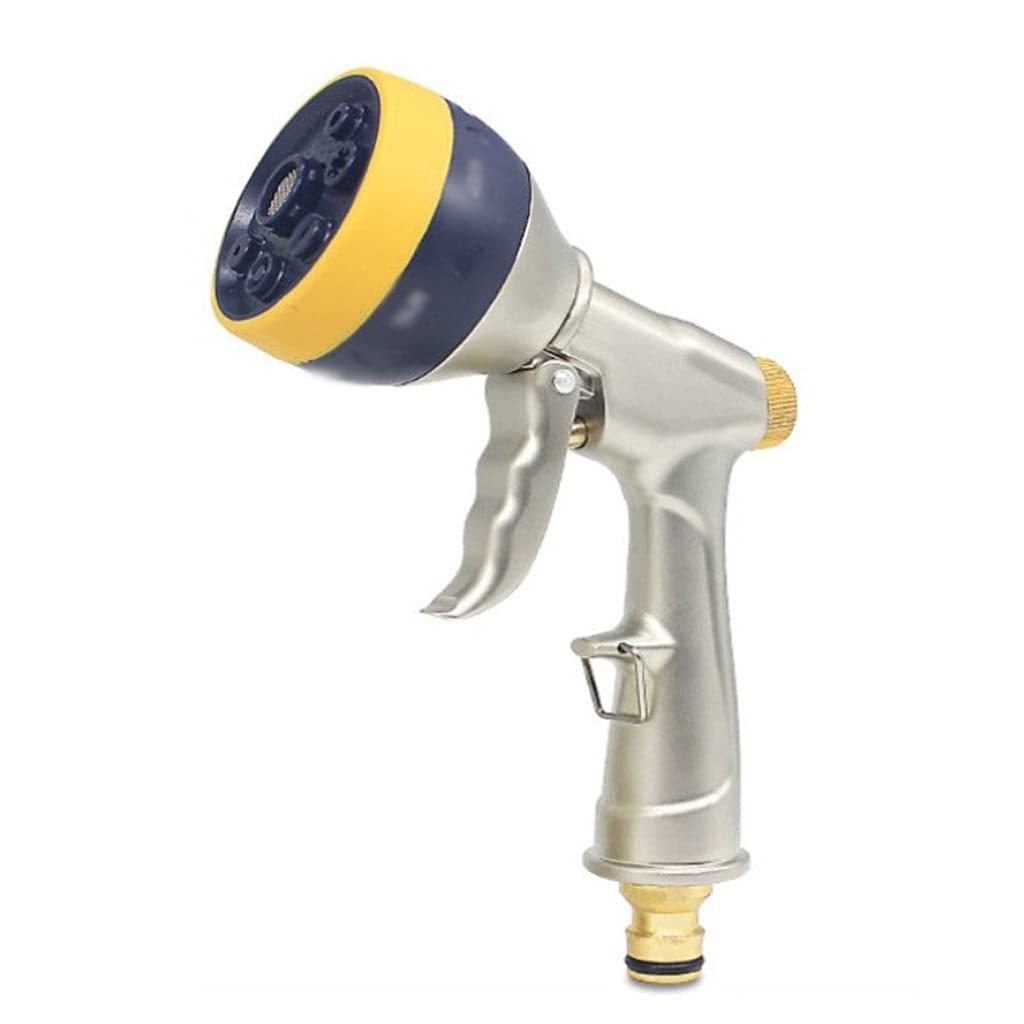 High-Pressure Metal Water Spray Gun - Heavy Duty Car Washer Nozzle, Garden Hose Sprinkler & Cleaning Tool for Home, Auto Detailing & Outdoor Watering