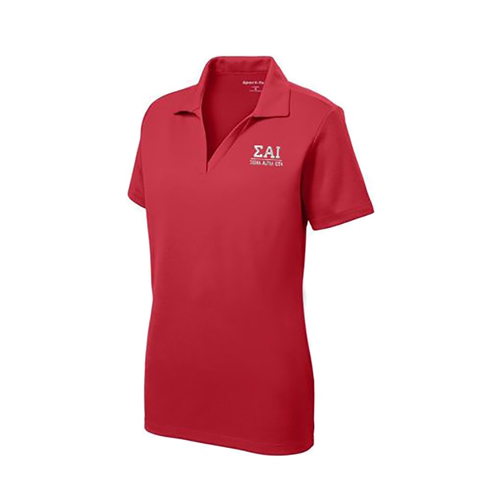 Sigma Alpha Iota Greek Letter Polo Shirts - Comfortable Cotton Embroidered Sorority Apparel for Sisterhood Events, Campus Wear & Greek Life Activities