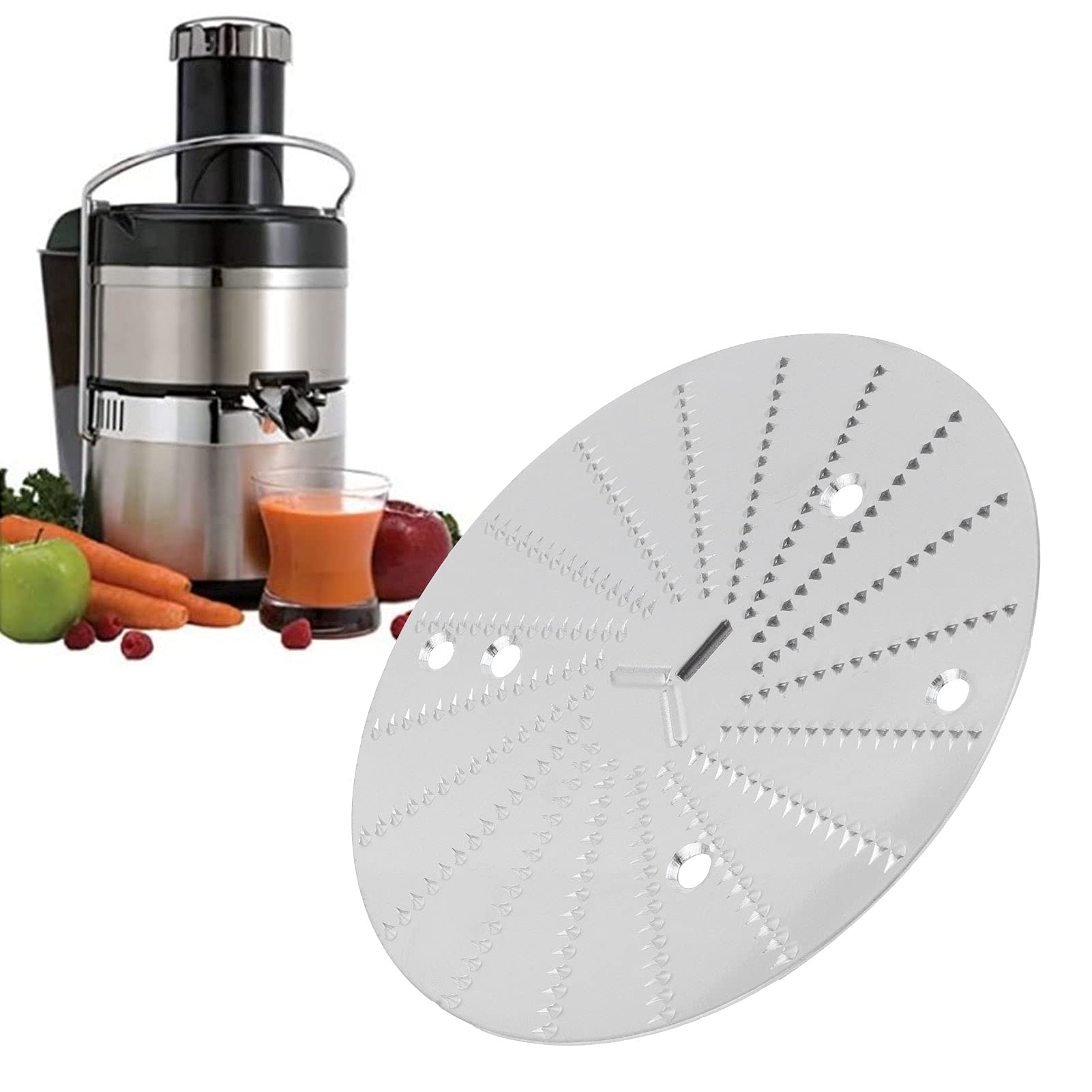 Replacement Juicer Blade with Fixing Screws - Compatible with Power Juicers - Durable Stainless Steel Cutter for Fresh Juice & Smoothies - Perfect for Home, Kitchen, or Commercial Use
