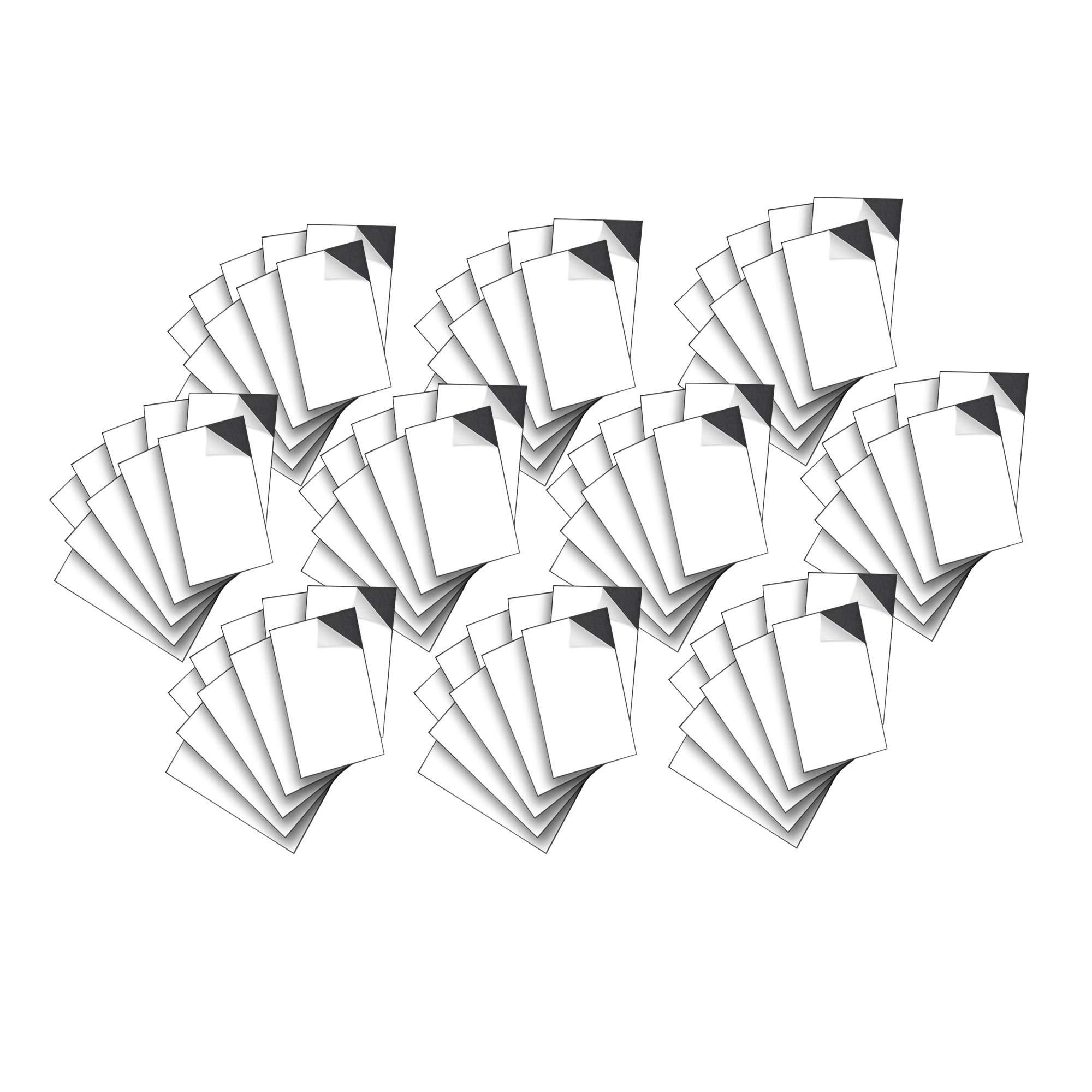 300 Pack 2”x 3.5” Magnetic Business Cards - Adhesive Backing Magnet for Metal Surfaces, Shelf Labels, Photos & Property Identification - Perfect for Branding, Marketing & Office Organization