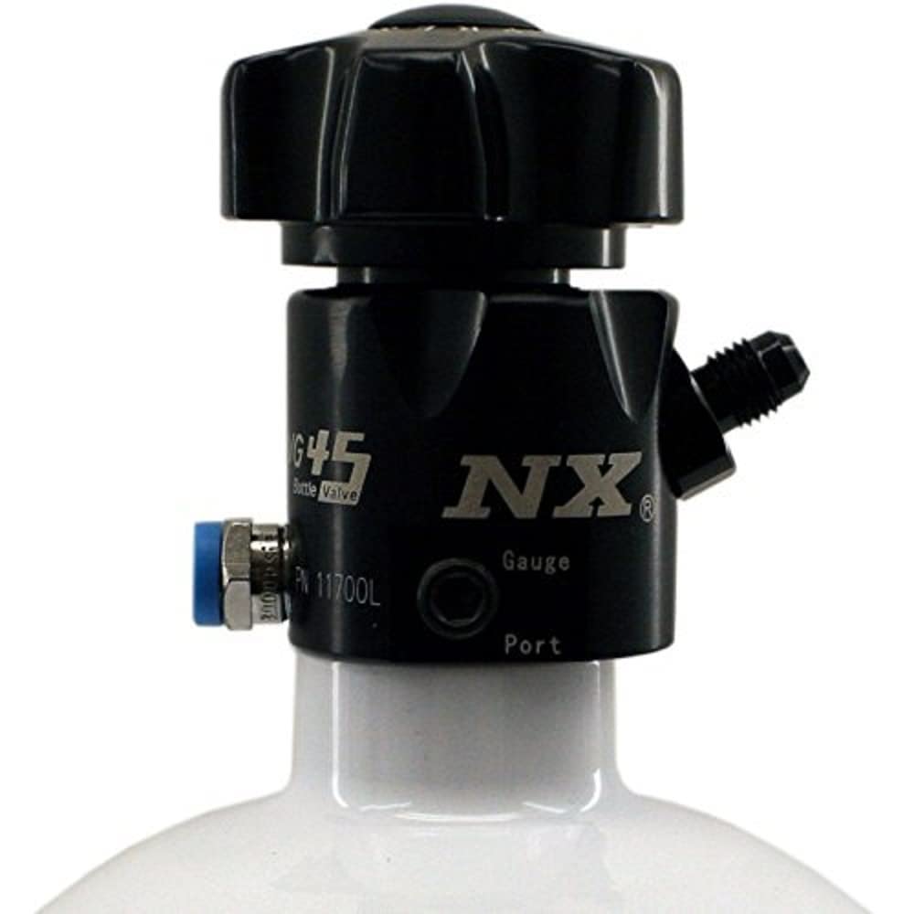 Nitrous Express 11700L Lightning 45 Bottle Valve for 10 lbs. Nitrous Oxide Bottle - High Performance Valve for Racing and Automotive Applications