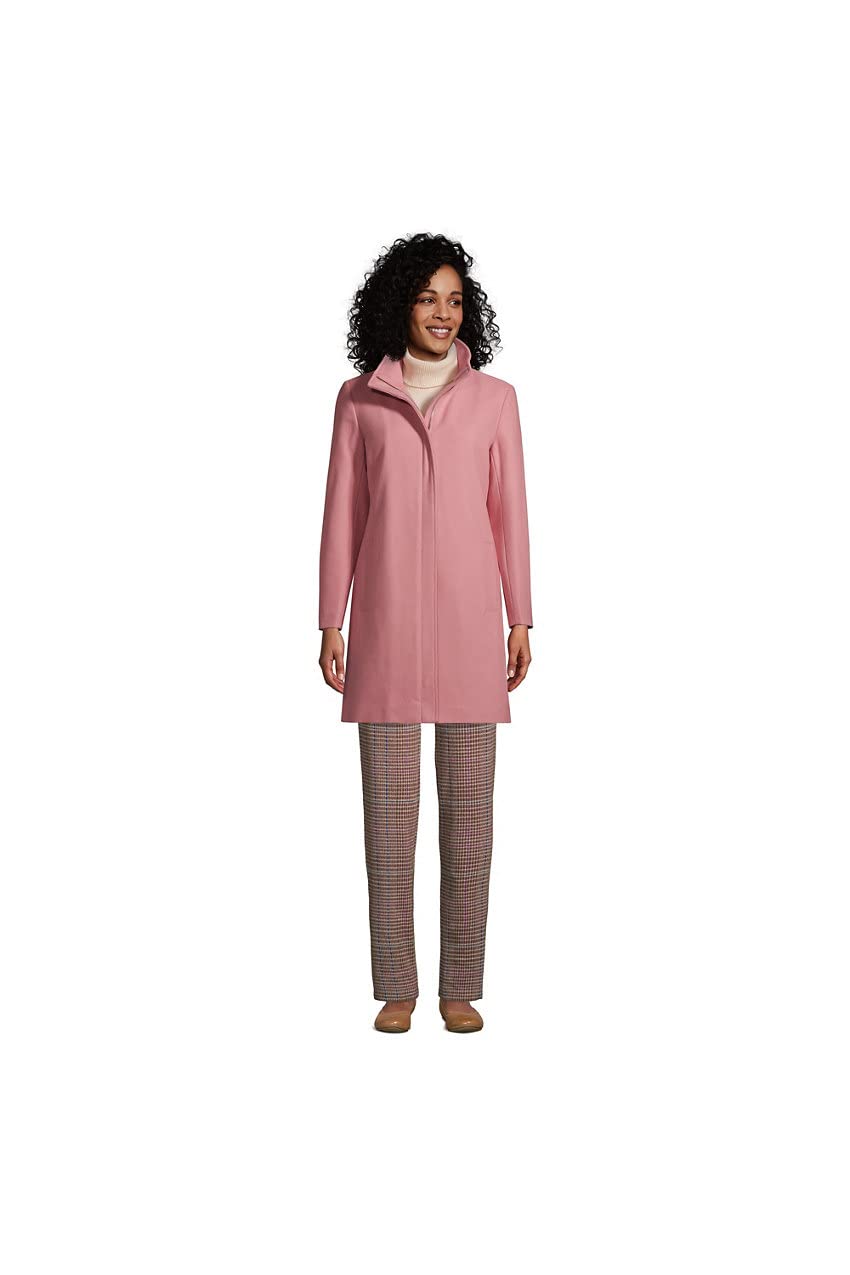 Women's Insulated Wool Coat - Warm Winter Outerwear for Women