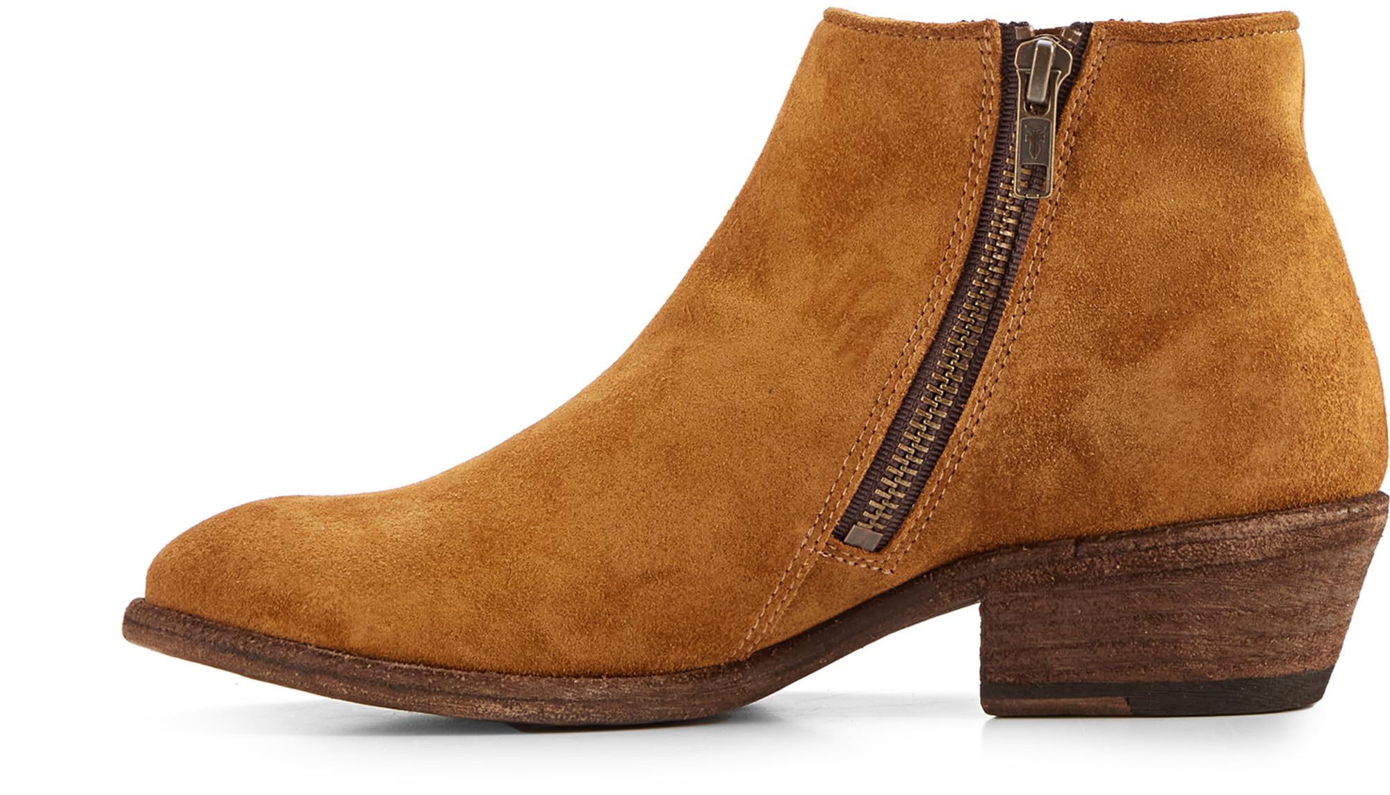 Frye Carson Piping Booties for Women - Soft Full-Grain Leather Western Boots with Signature Piping Detail & Leather Lining - 4