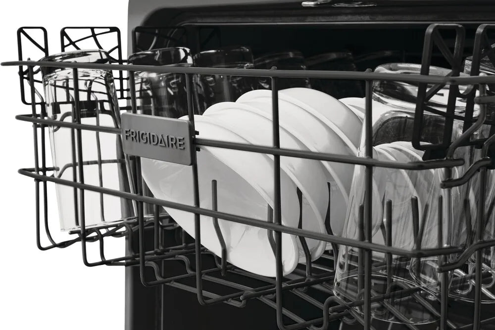 Frigidaire FDPH4316AD 24-Inch Built-In Dishwasher - Black Stainless Steel | Energy Star Certified | Quiet Operation | Perfect for Small to Medium Kitchens