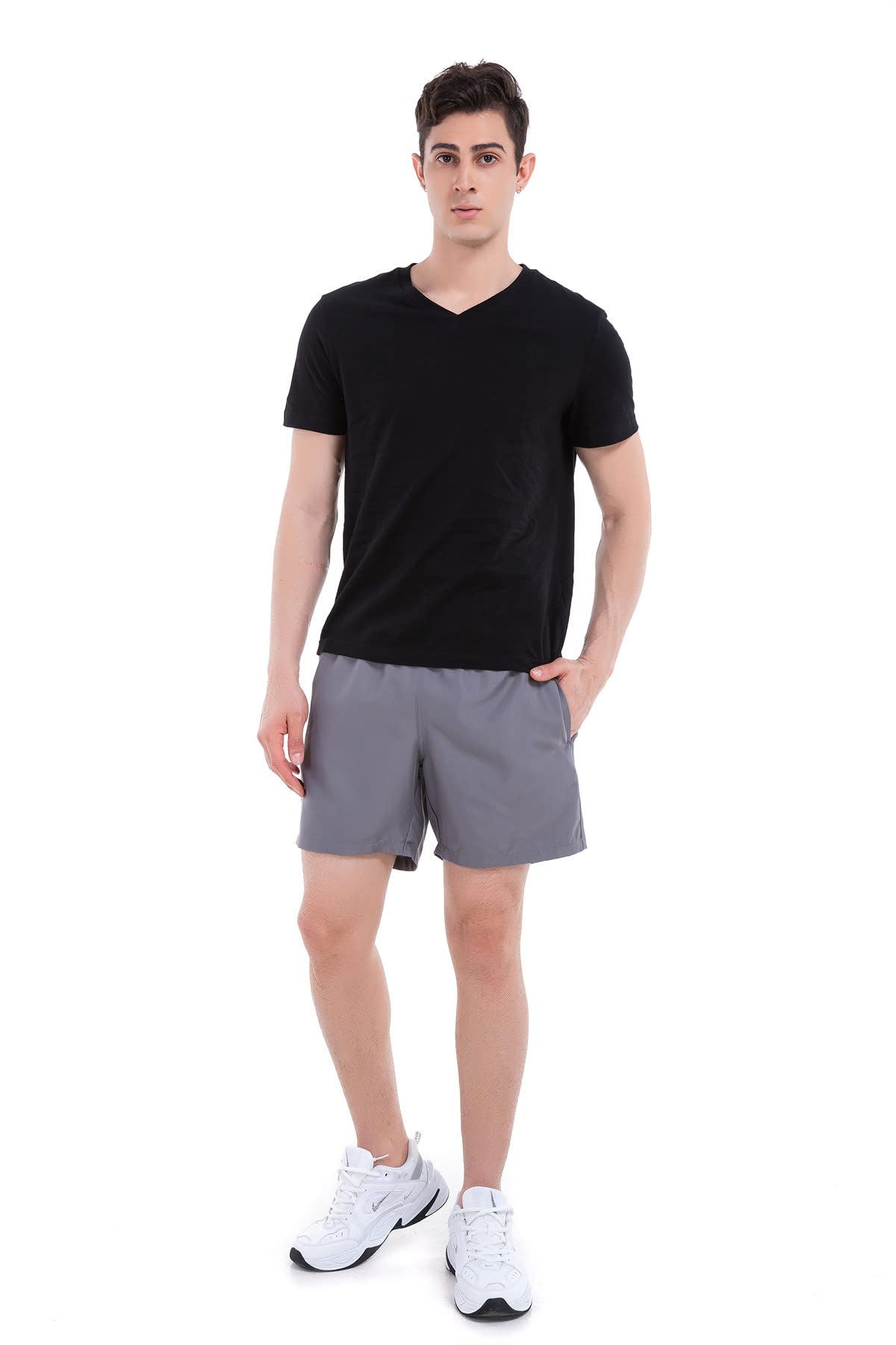 Men's Athletic Shorts - Breathable Quick-Dry Running Shorts with Pockets for Gym, Jogging & Outdoor Workouts | Comfortable Loose Fit Summer Sports Shorts