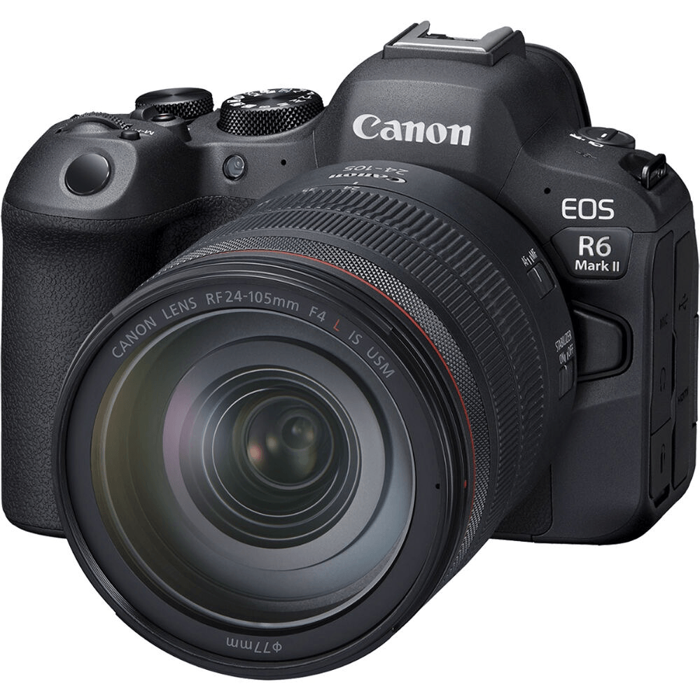 Canon EOS R6 Mark II Mirrorless Digital Camera with RF 24-105mm f/4L IS USM Lens - Professional Full Frame Photography for Travel, Vlogging & Wedding Shooting