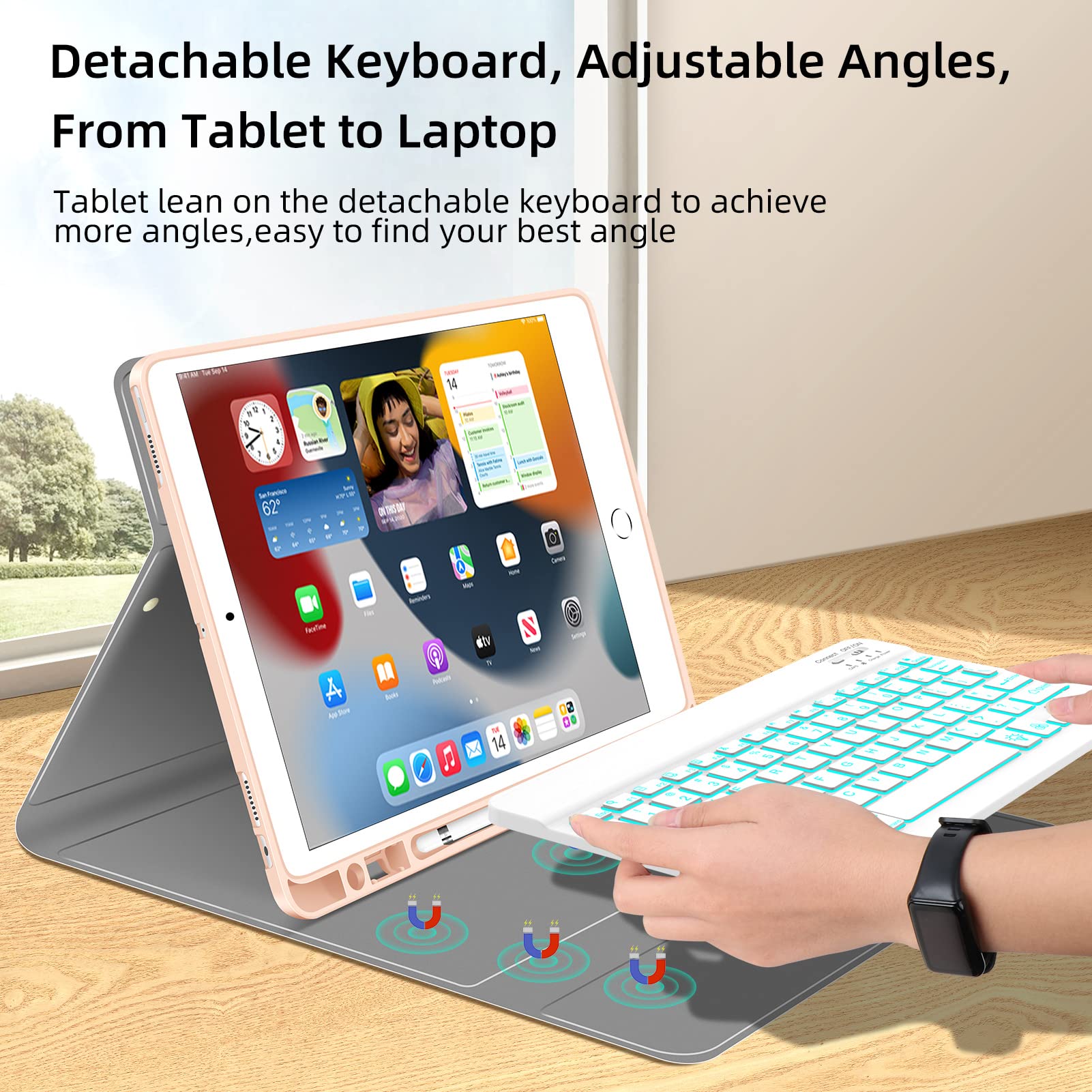 Backlit Wireless Keyboard Case for iPad 10.2
