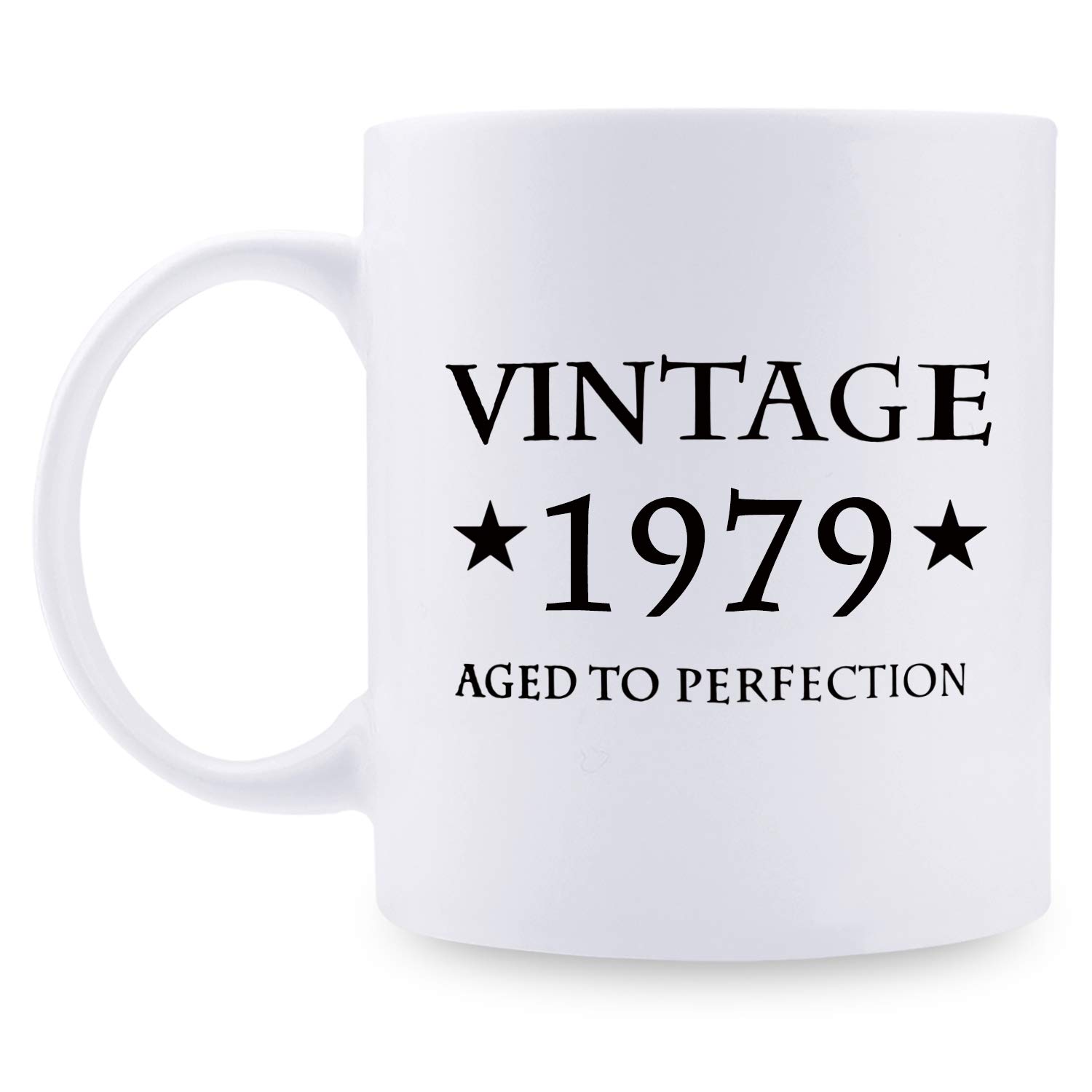 1979 Vintage 40th Birthday Gifts for Women - 11oz Funny Coffee Mug for Mom, Wife, Sister, Friend & Coworker - Perfect 40 Years Old Birthday Present for Office, Home & Special Occasions