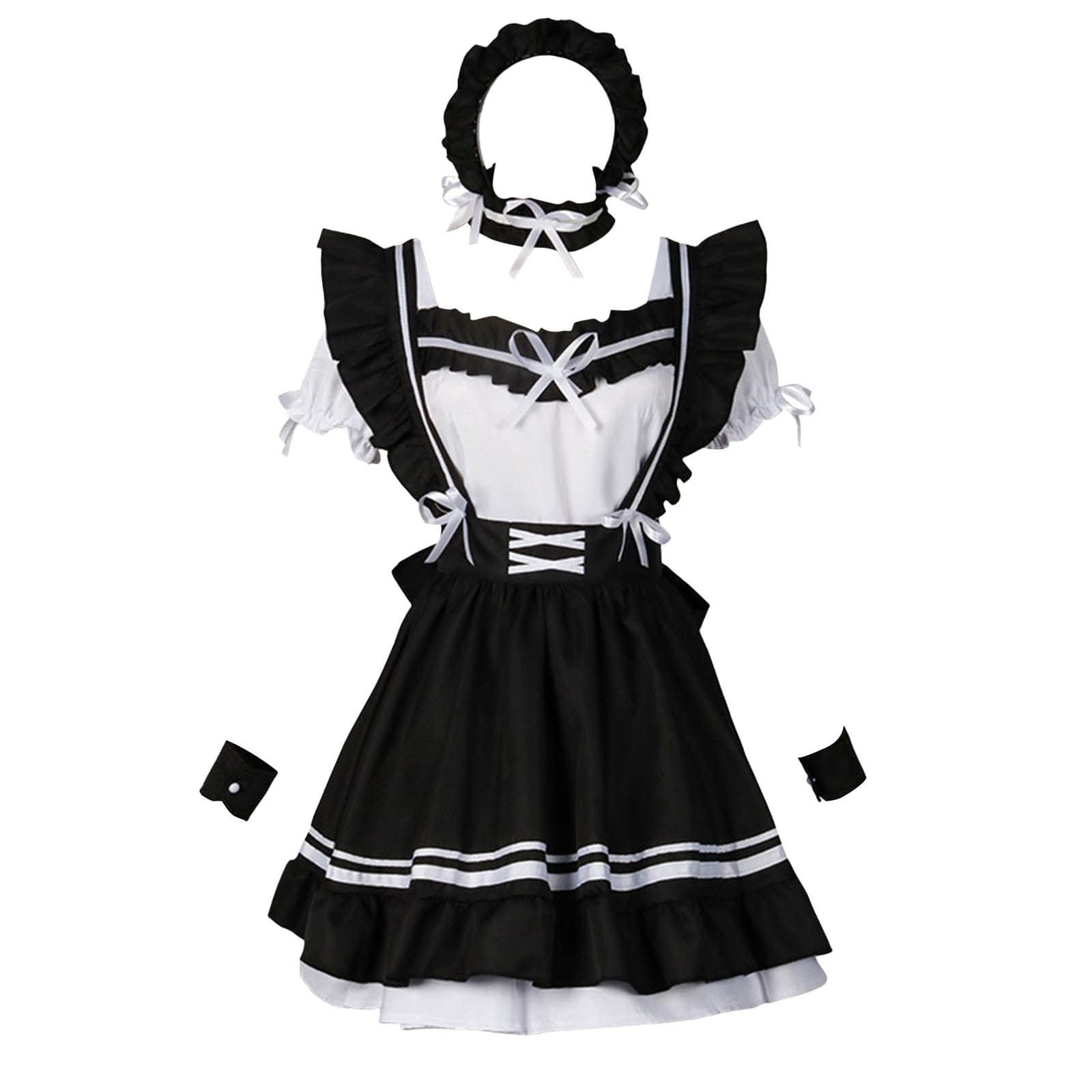 Lolita Cosplay Costume Dress - Elegant Gothic Lolita Role Play Outfit for Anime Conventions & Halloween (Black, Size L) | Perfect for Cosplay Events, Costume Parties & Themed Photoshoots