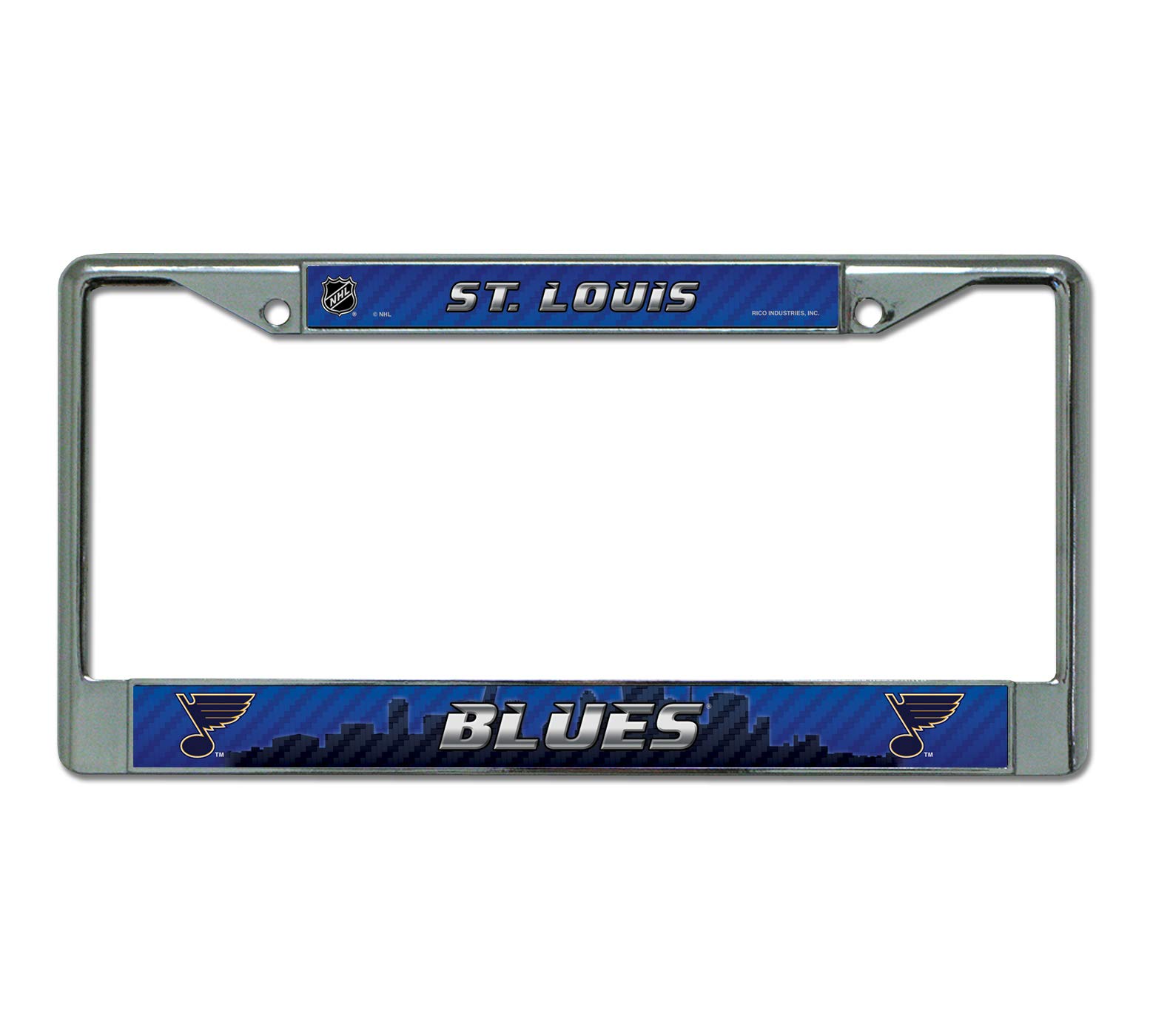 NHL Team Logo Chrome License Plate Frame - Officially Licensed - Perfect for Cars, Trucks & Tailgating - Show Your Team Spirit on the Road