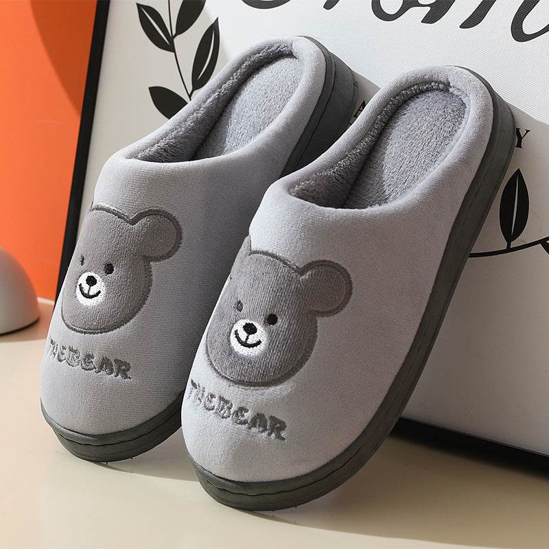 SnugglePaws: Cute Kawaii Teddy Bear Slippers for Women & Girls - Cozy Home & Lounge Wear for Indoor Comfort