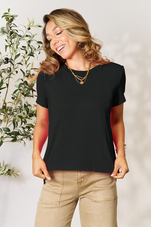 Round Neck Short Sleeve T-Shirt for Men - Comfortable Cotton Casual Tee - Perfect for Everyday Wear, Gym & Outdoors