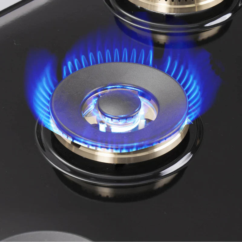 Forno 30 Inch Capriasca Dual Fuel Range - 5 Gas Burners, 100,000 BTU, French Door Electric Oven in Stainless Steel (Model FFSGS6387) - Perfect for Home Kitchens, Restaurants & Professional Chefs