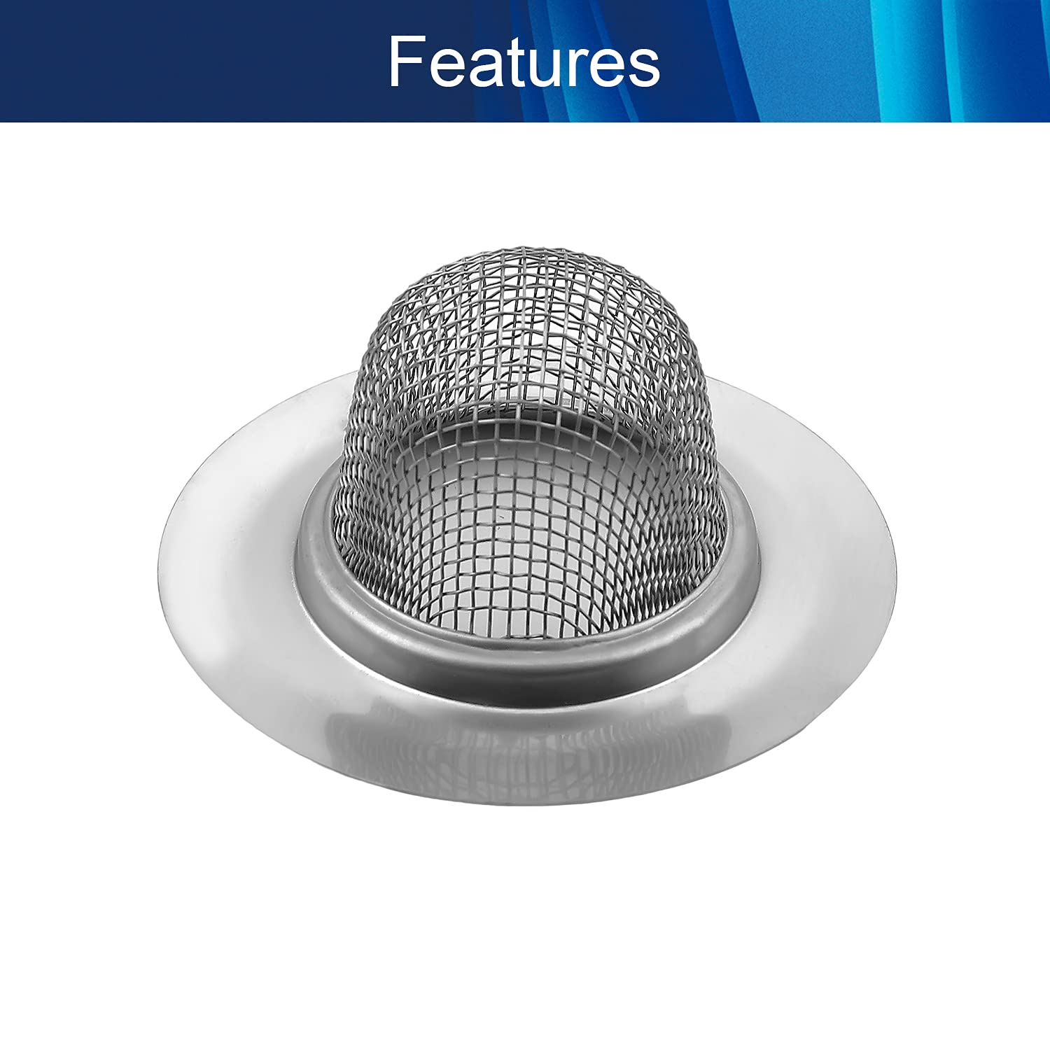 Stainless Steel Kitchen Sink Garbage Strainer - 2.87