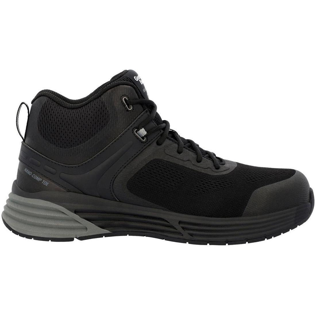 DuraBlend Sport Composite Toe Athletic Hi Top Work Shoes - Lightweight Safety Boots for Men, OSHA Compliant, Slip Resistant - Perfect for Construction, Warehouse & Outdoor Work