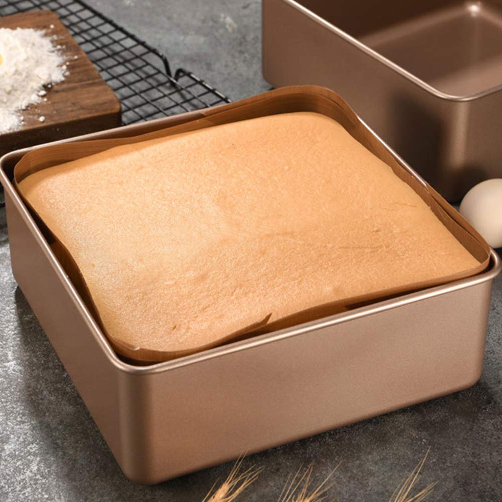 DOITOOL 1-Piece Square Baking Pan - Non-Stick Bread & Cake Pan - Durable Kitchen Bakeware for Brownies, Cakes & Bread (9x9 Inch) - Perfect for Home Baking, Parties & Holiday Treats