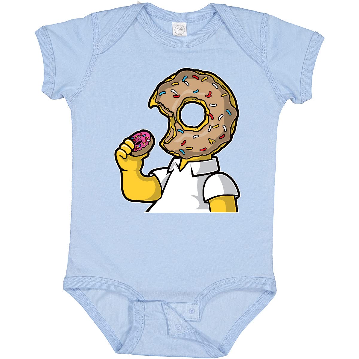 Inktastic I Like Donuts Baby Bodysuit - Cute Donut Print Onesie for Infants & Toddlers - Perfect for Birthday Gifts, Photo Shoots & Everyday Wear