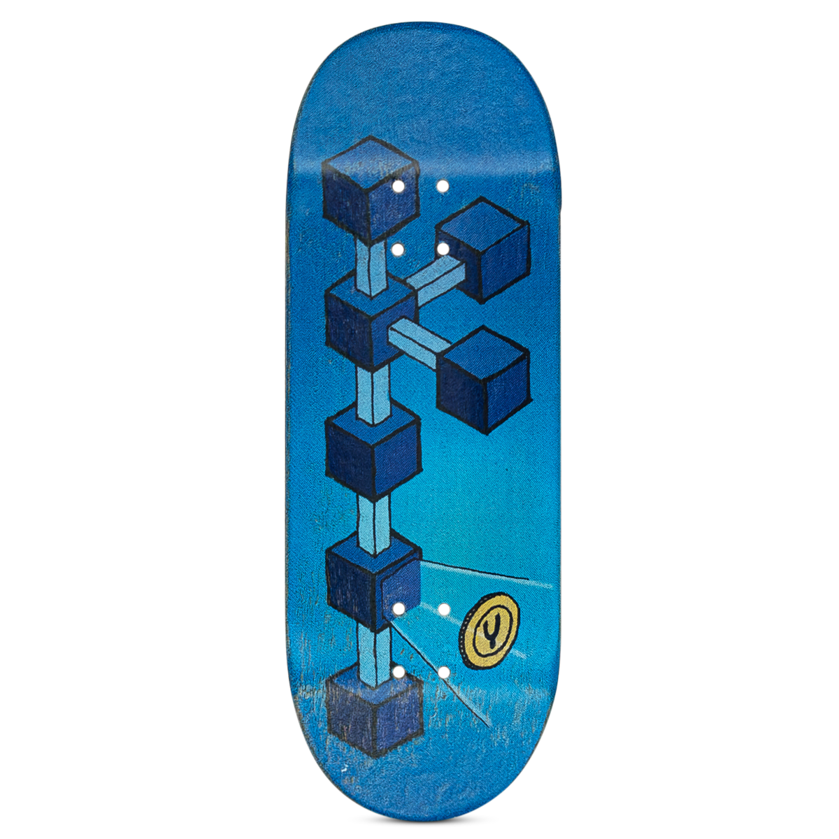 Yellowood Fingerboard Deck - Premium Skateboard Mini Deck for Fingerboarding Tricks & Stunts | Perfect for Skateboard Enthusiasts & Collectors | Great for Office Desk Fun & Stress Relief