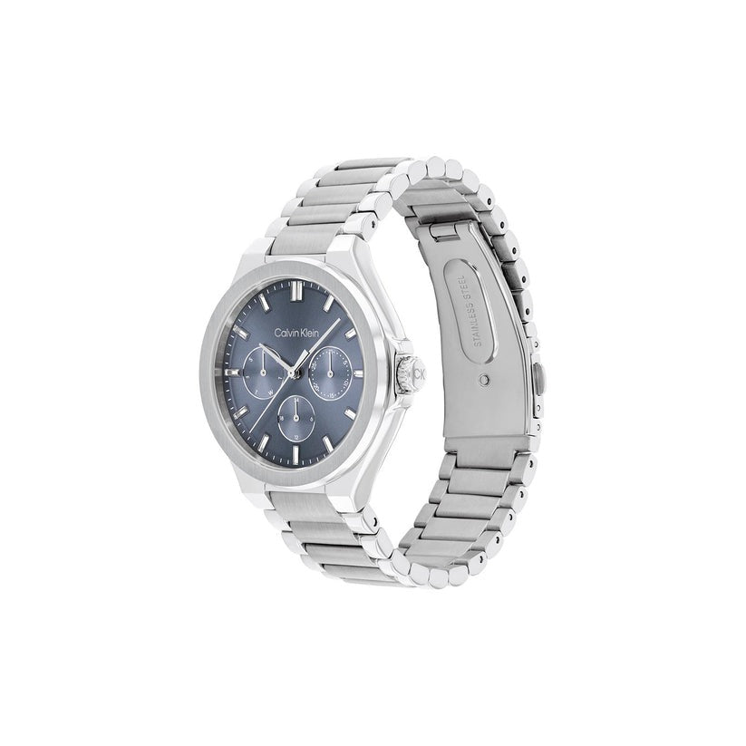 Calvin Klein Vibrance Blue Dial Stainless Steel Watch 25100051 - Stylish Men's & Women's Timepiece for Everyday Wear & Formal Occasions