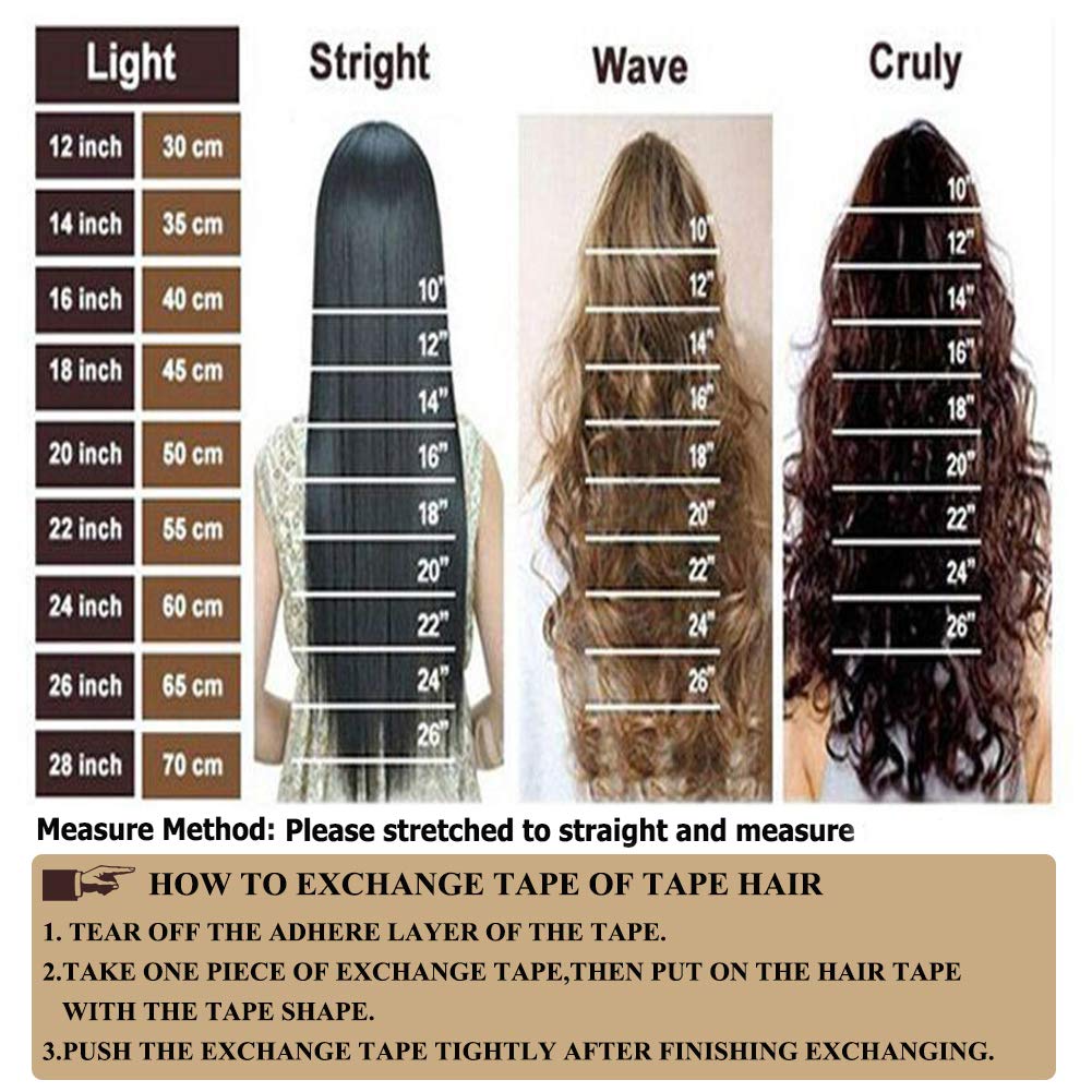 Benehair Remy Tape in Hair Extensions 20 Inch - 100g Human Hair Weft #12P613 (40pcs) - Golden Brown & Bleach Blonde Wavy Hair for Seamless Blending - Perfect for Parties, Weddings & Daily Styling